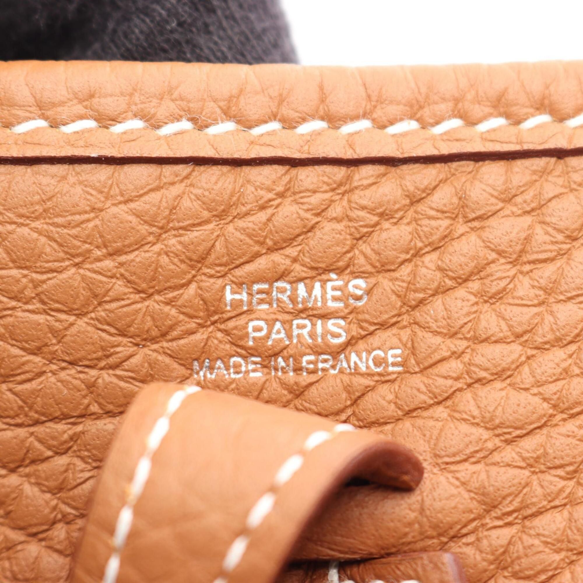 Taurillon Clemence Leather Handbag Shoulder Bag (Pre-Owned) - Hermes - Modalova