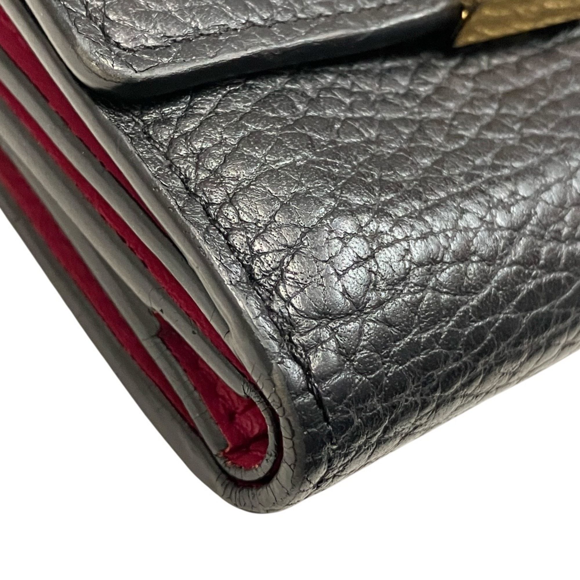 Taurillon Leather Wallet (Tri-Fold) (Pre-Owned) - Louis Vuitton - Modalova
