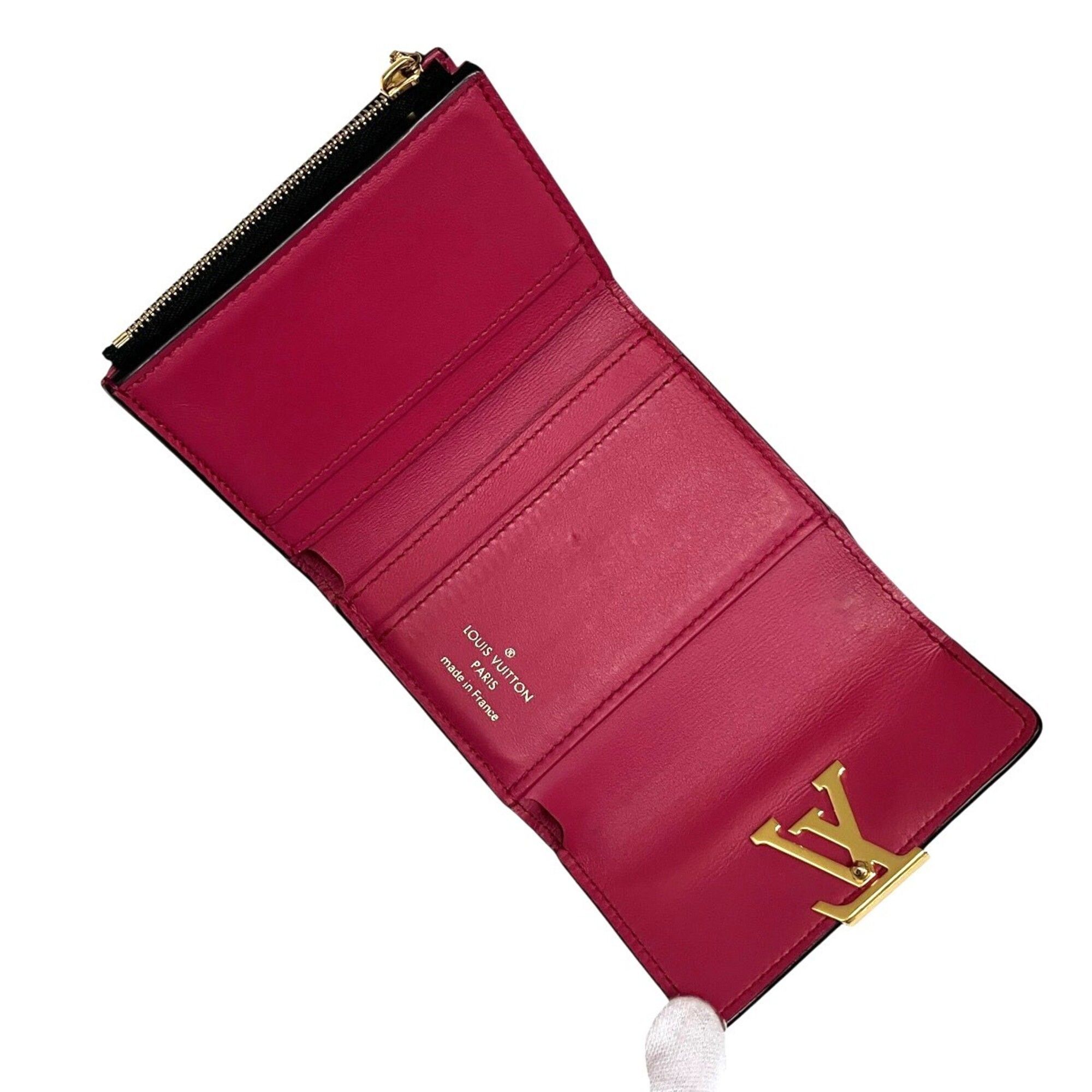 Taurillon Leather Wallet (Tri-Fold) (Pre-Owned) - Louis Vuitton - Modalova