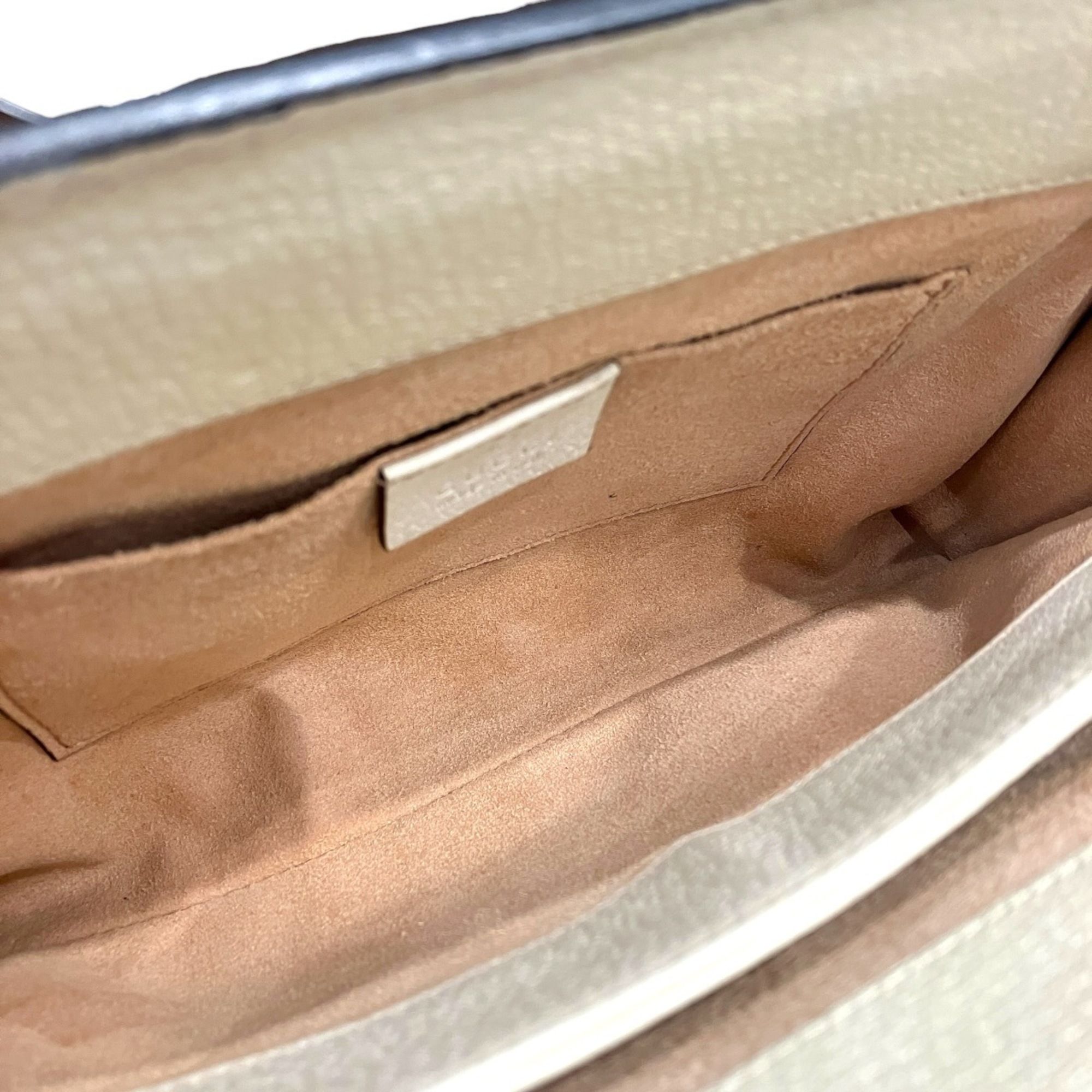 Sherry Line Leather Shoulder Bag (Pre-Owned) - Gucci - Modalova