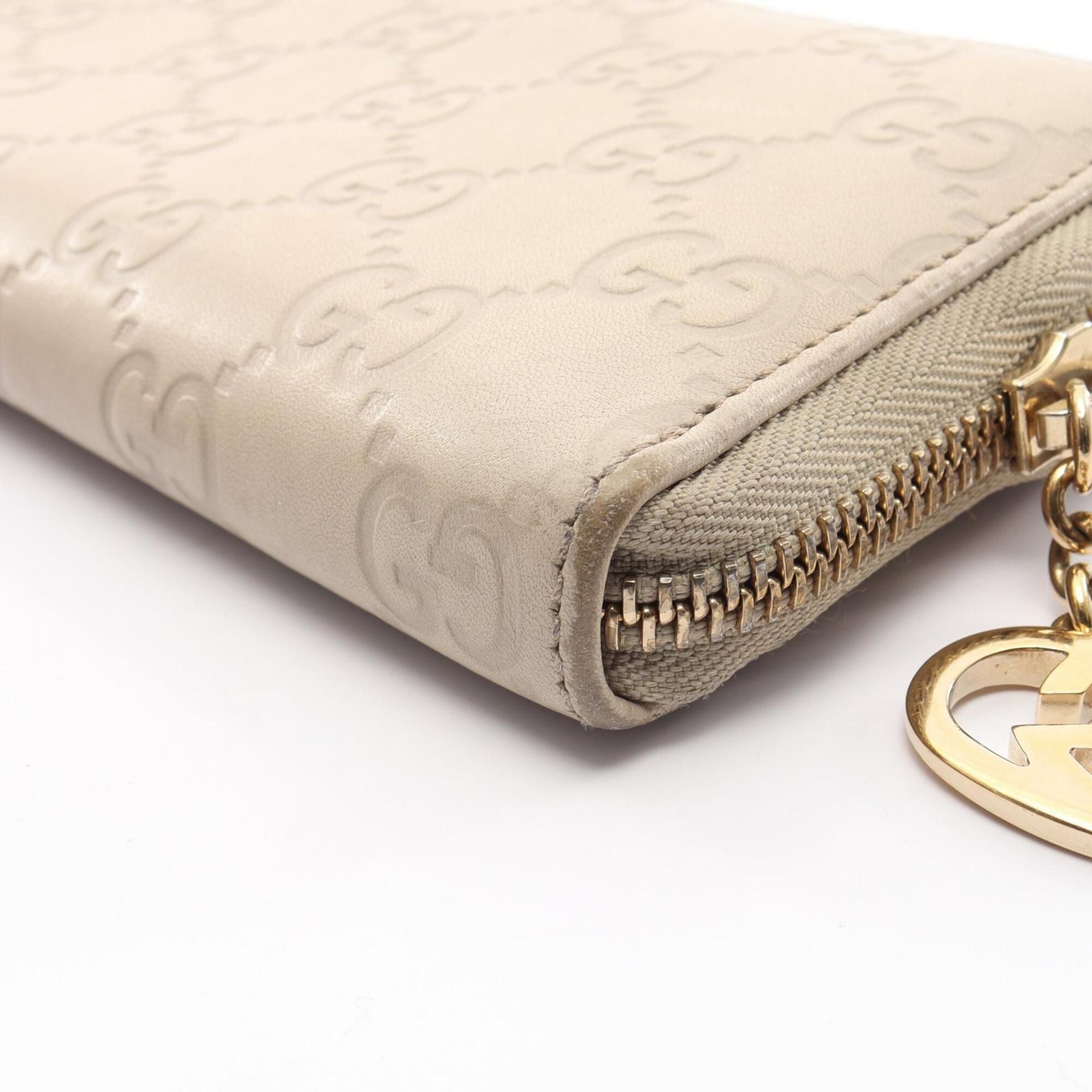 Leather Long Wallet (Bi-Fold) (Pre-Owned) - Gucci - Modalova