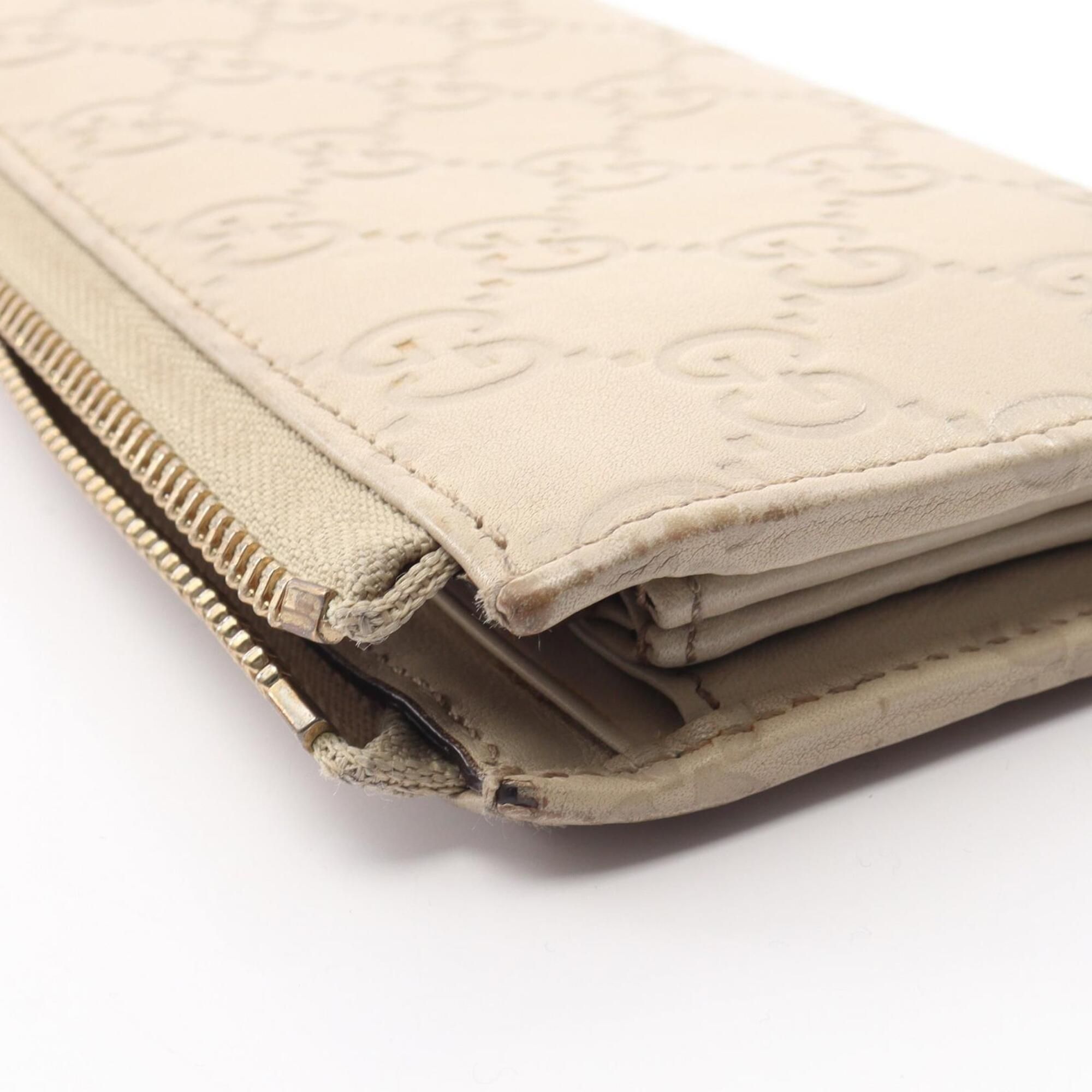 Leather Long Wallet (Bi-Fold) (Pre-Owned) - Gucci - Modalova