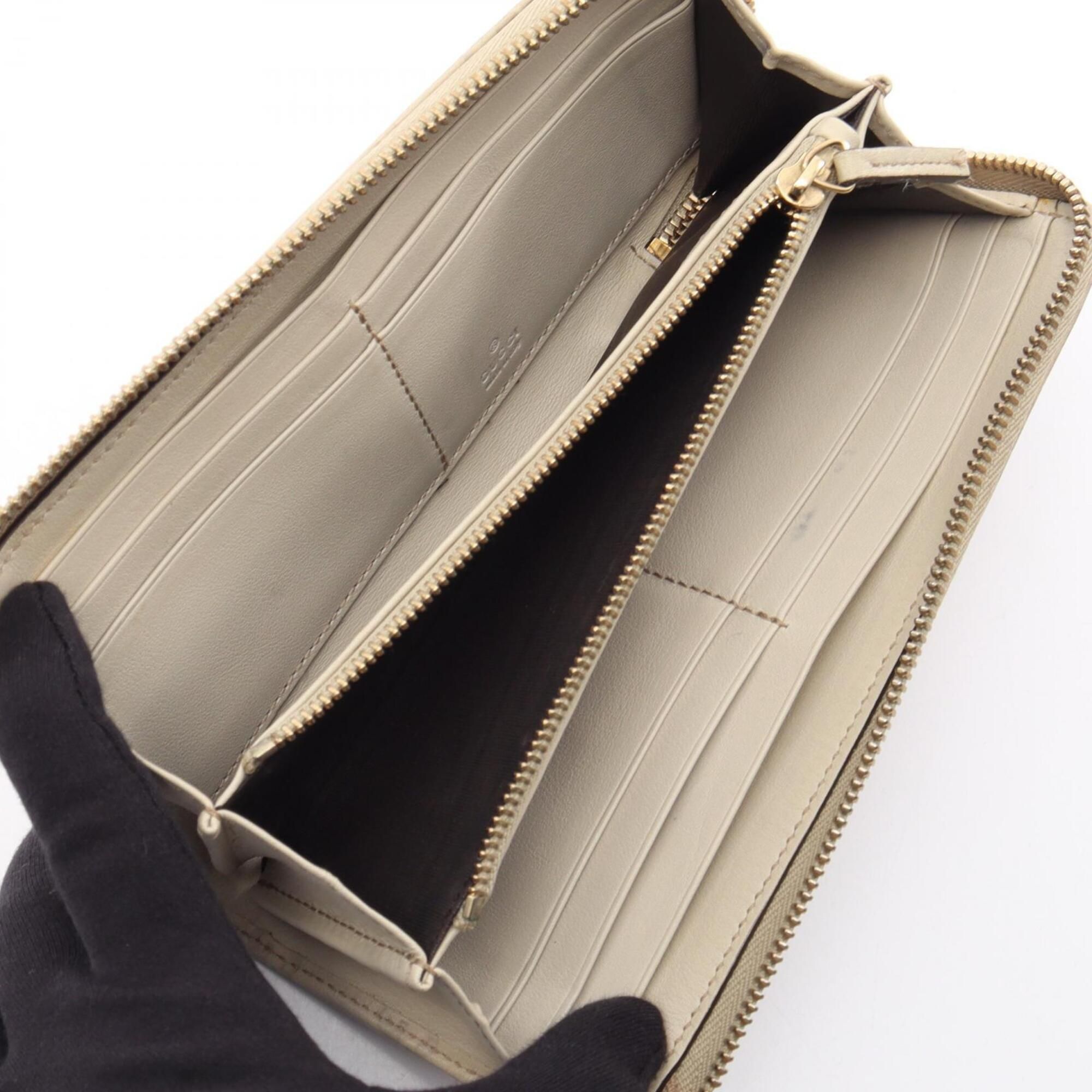 Leather Long Wallet (Bi-Fold) (Pre-Owned) - Gucci - Modalova