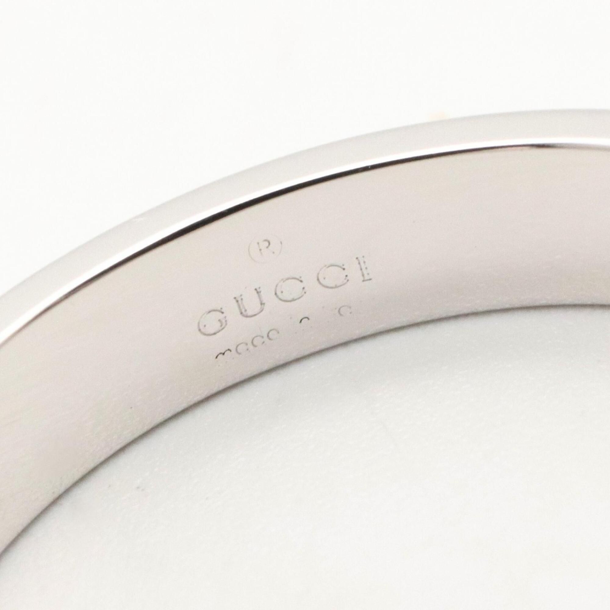 White Gold (18K) Band Ring (Pre-Owned) - Gucci - Modalova