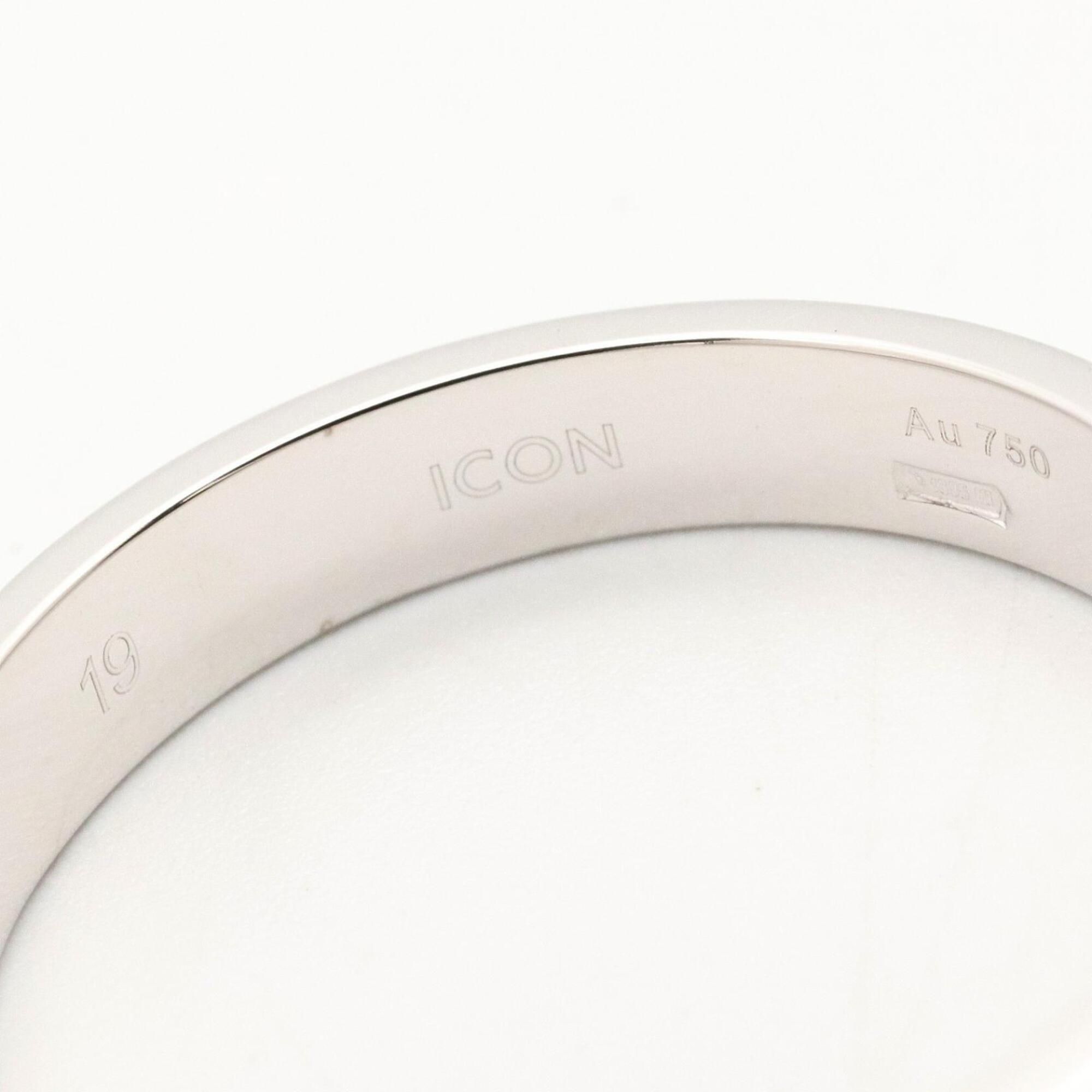 White Gold (18K) Band Ring (Pre-Owned) - Gucci - Modalova