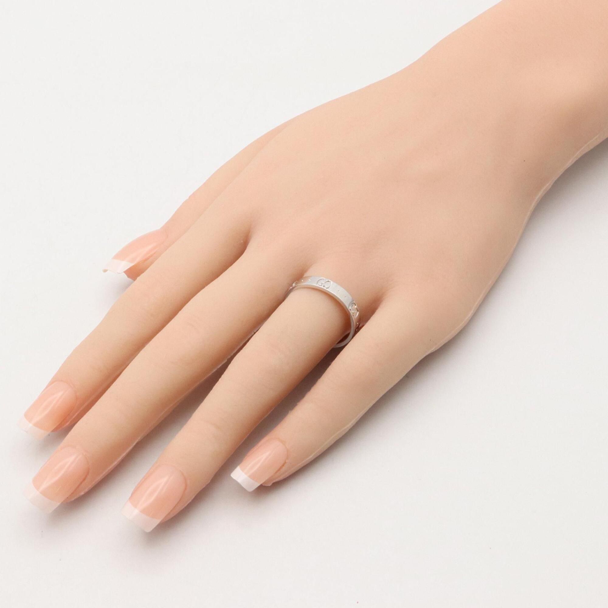 White Gold (18K) Band Ring (Pre-Owned) - Gucci - Modalova