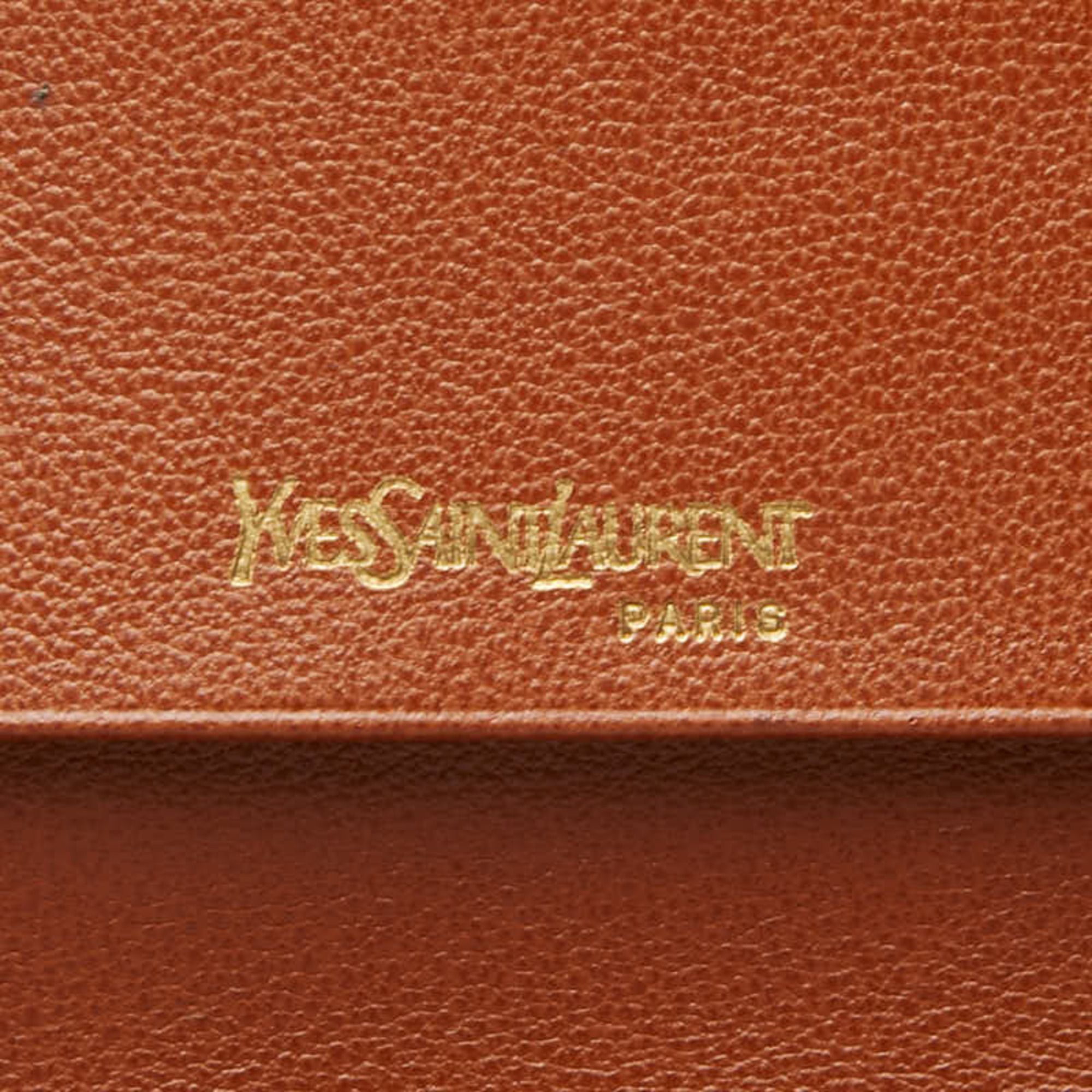 Leather Long Wallet (Bi-Fold) (Pre-Owned) - Saint Laurent - Modalova