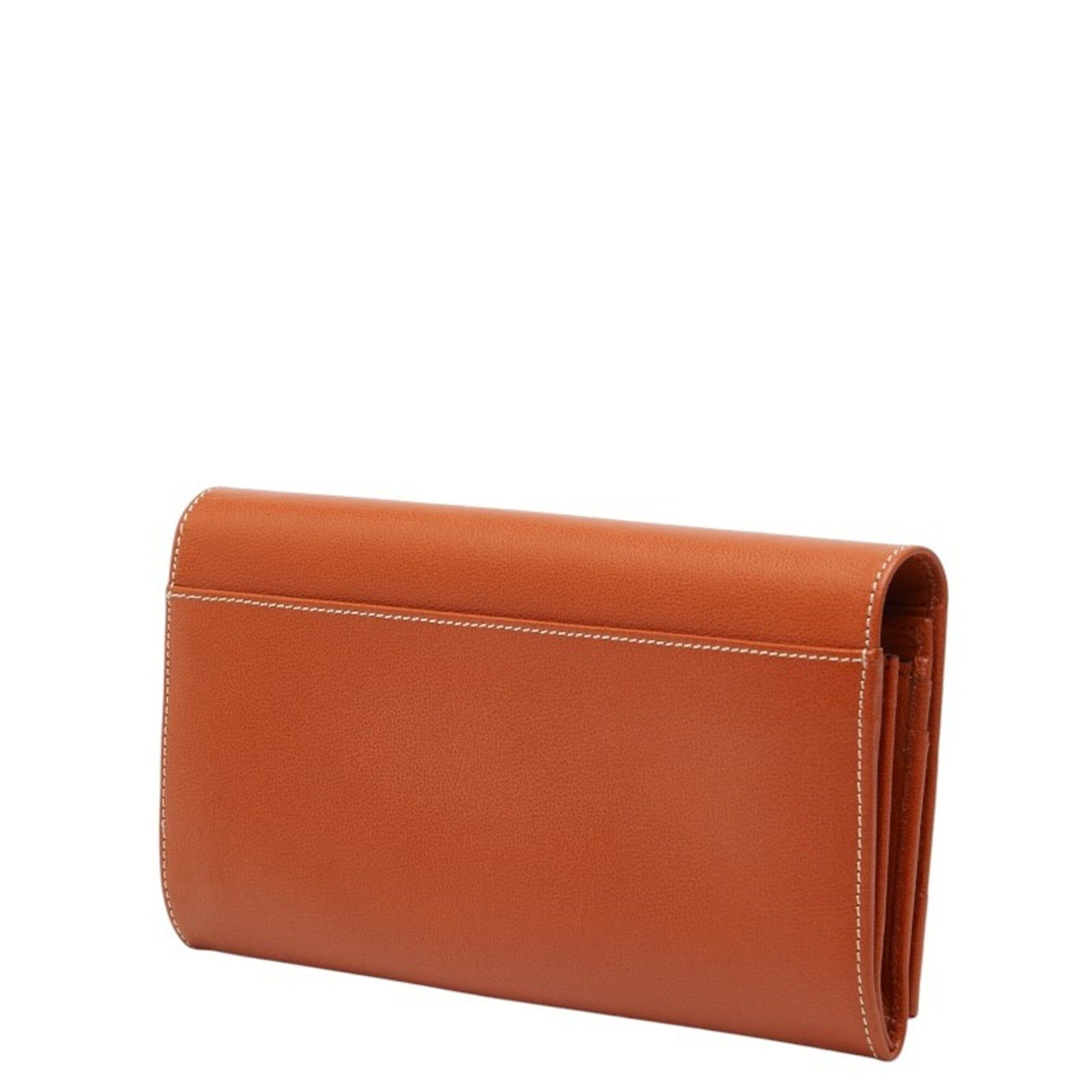 Leather Long Wallet (Bi-Fold) (Pre-Owned) - Saint Laurent - Modalova