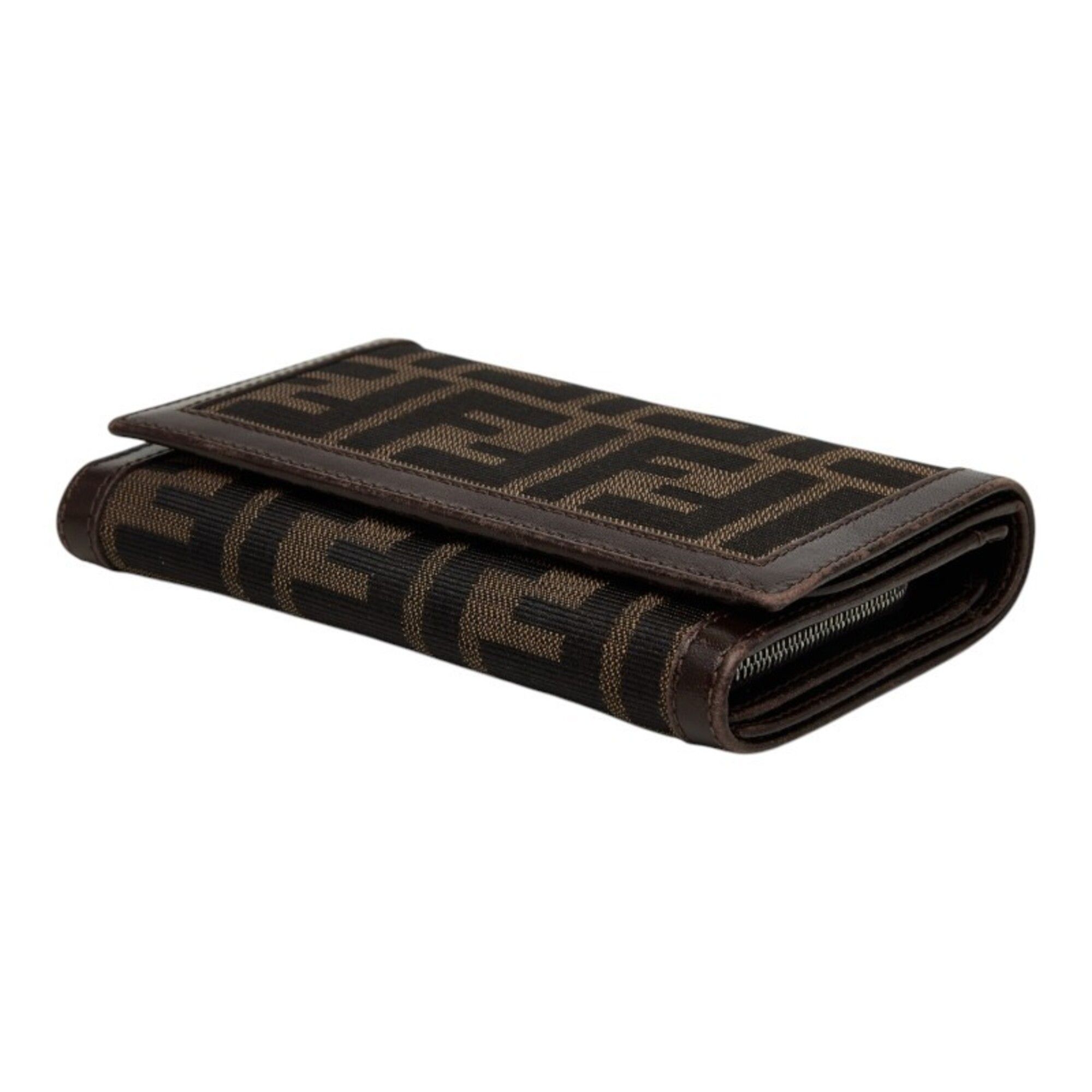 Canvas Leather Wallet (Bi-Fold) (Pre-Owned) - Fendi - Modalova