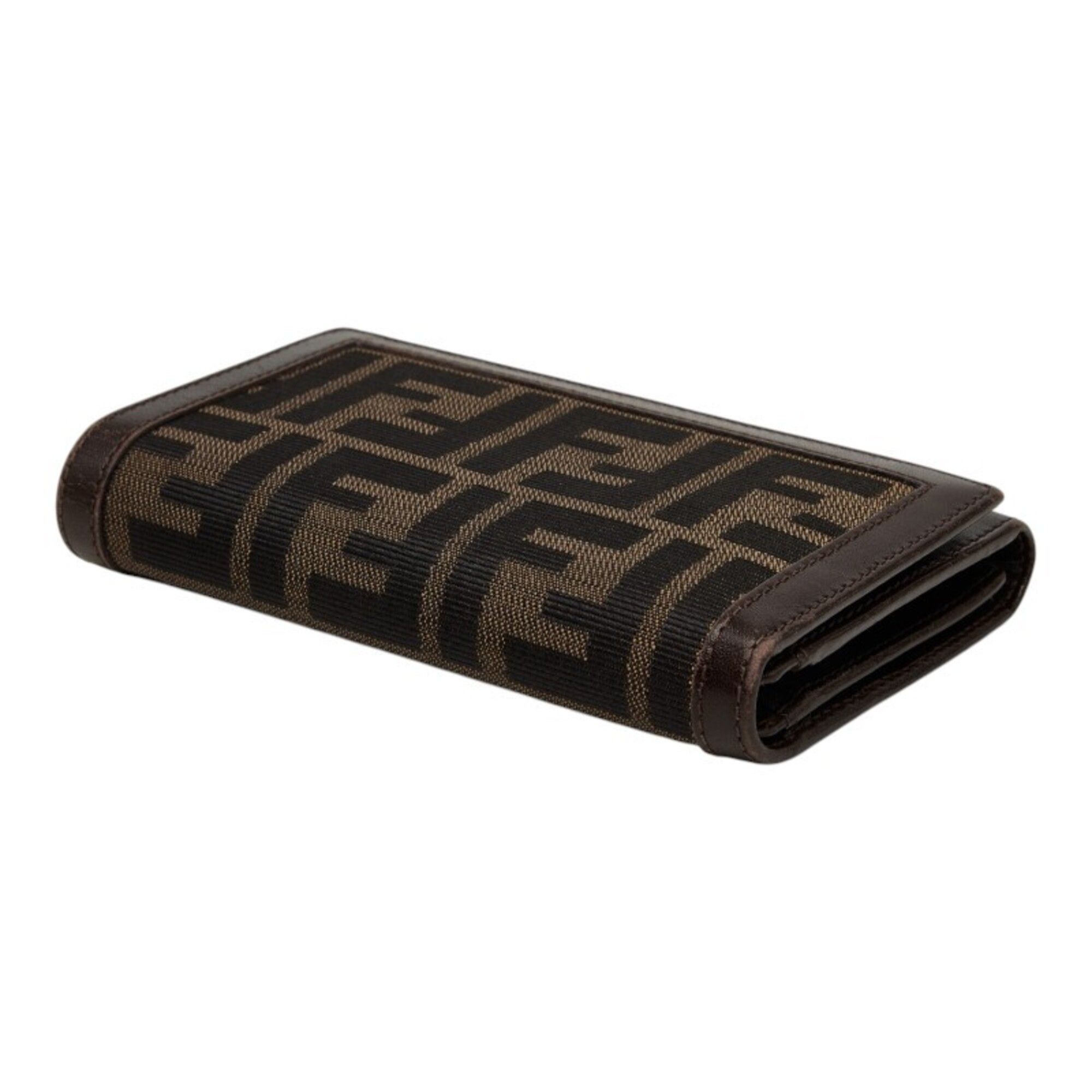 Canvas Leather Wallet (Bi-Fold) (Pre-Owned) - Fendi - Modalova