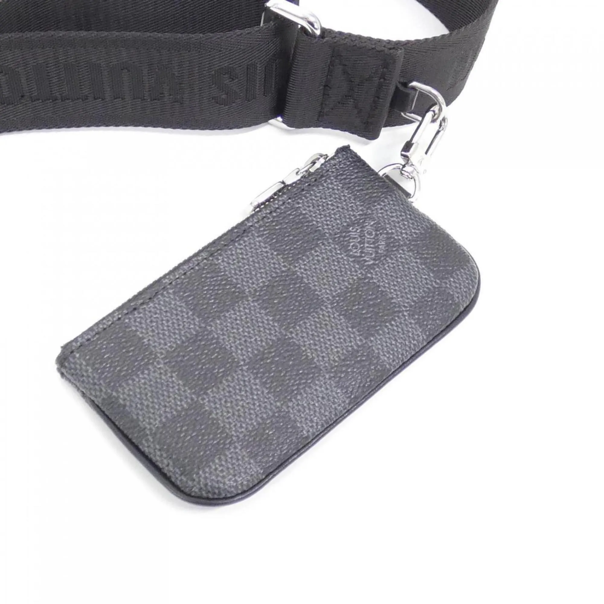 Damier Coated Canvas Pouch Shoulder Bag (Pre-Owned) - Louis Vuitton - Modalova