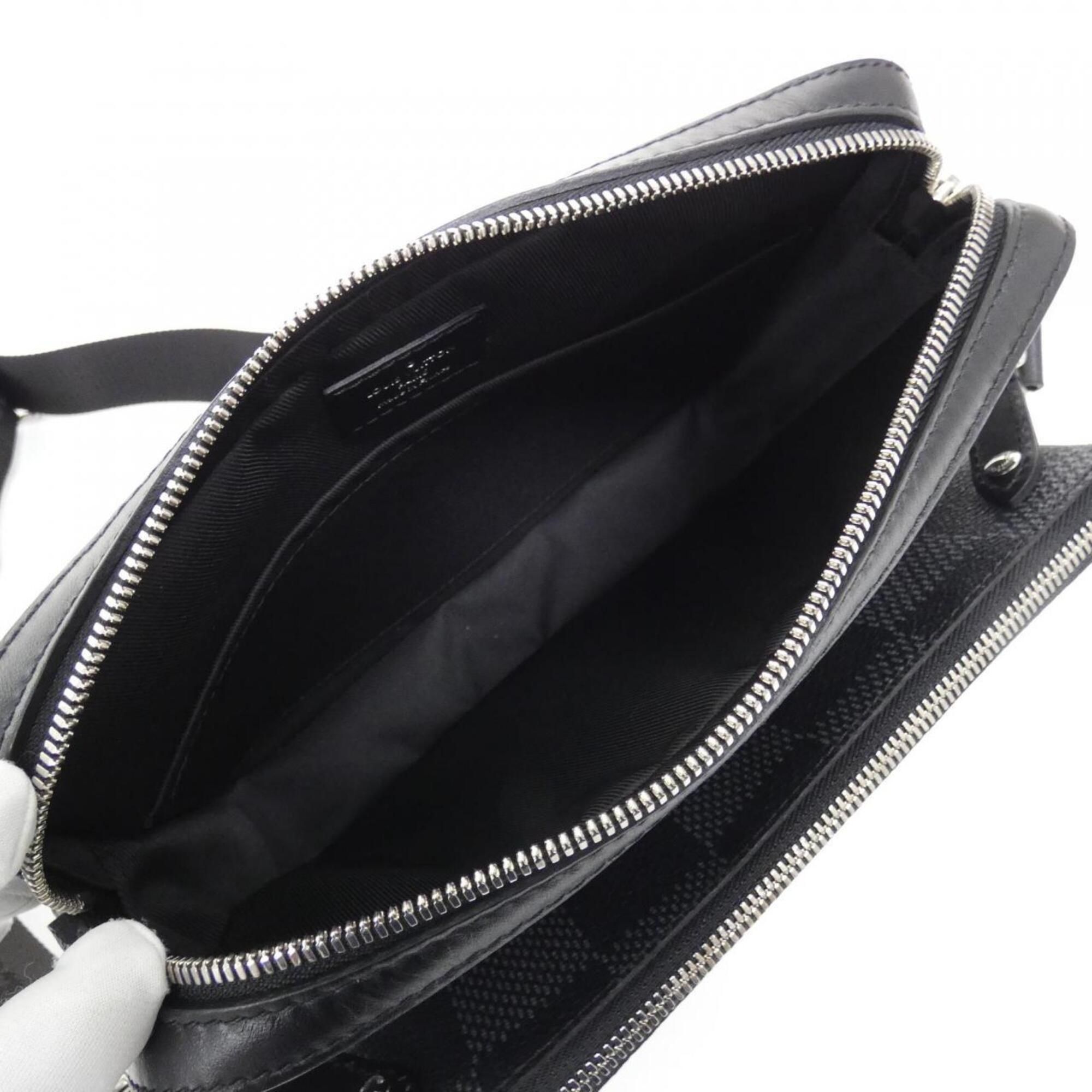 Damier Coated Canvas Pouch Shoulder Bag (Pre-Owned) - Louis Vuitton - Modalova