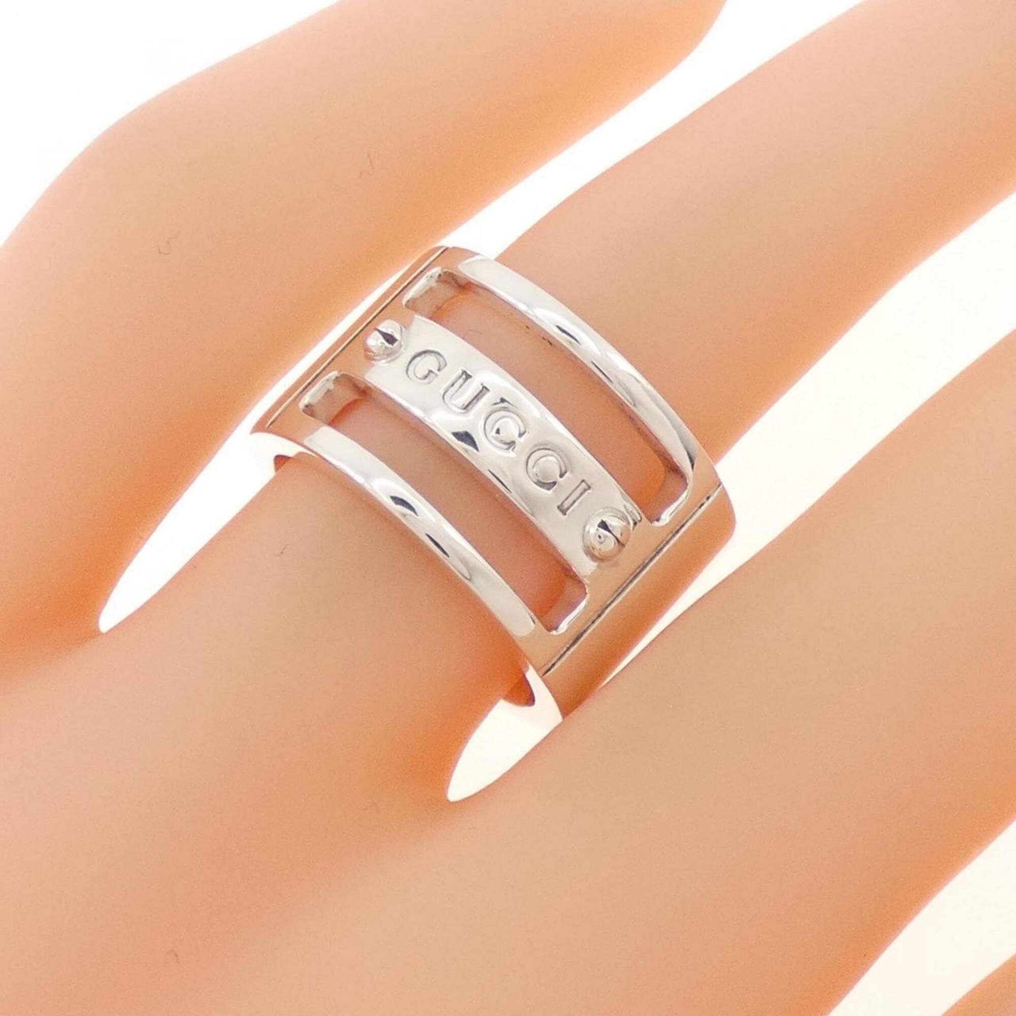Silver 925 Band Ring (Pre-Owned) - Gucci - Modalova