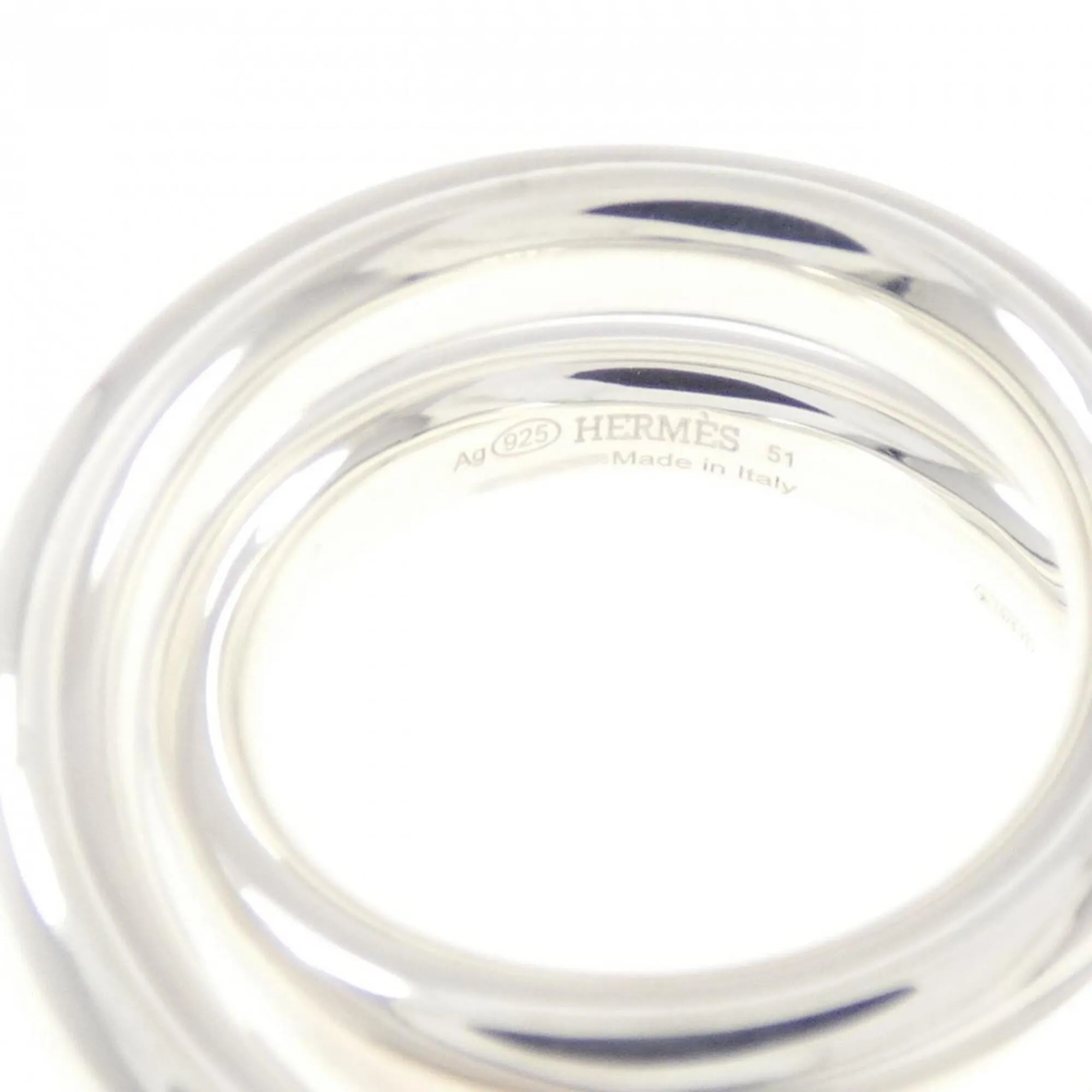 Silver 925 Band Ring (Pre-Owned) - Hermes - Modalova