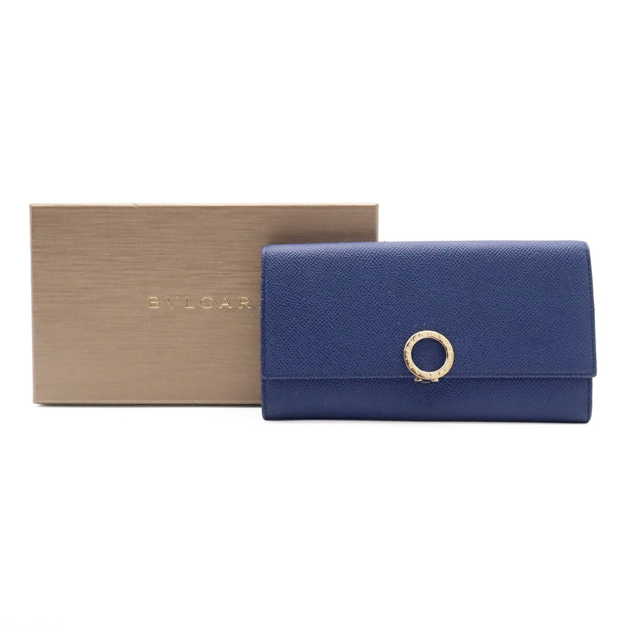 Leather Long Wallet (Bi-Fold) (Pre-Owned) - Bvlgari - Modalova