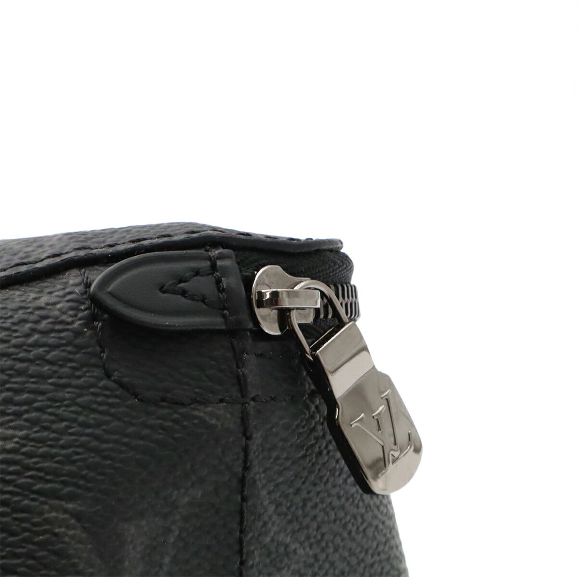 Monogram Eclipse Canvas Leather Pouch (Pre-Owned) - Louis Vuitton - Modalova