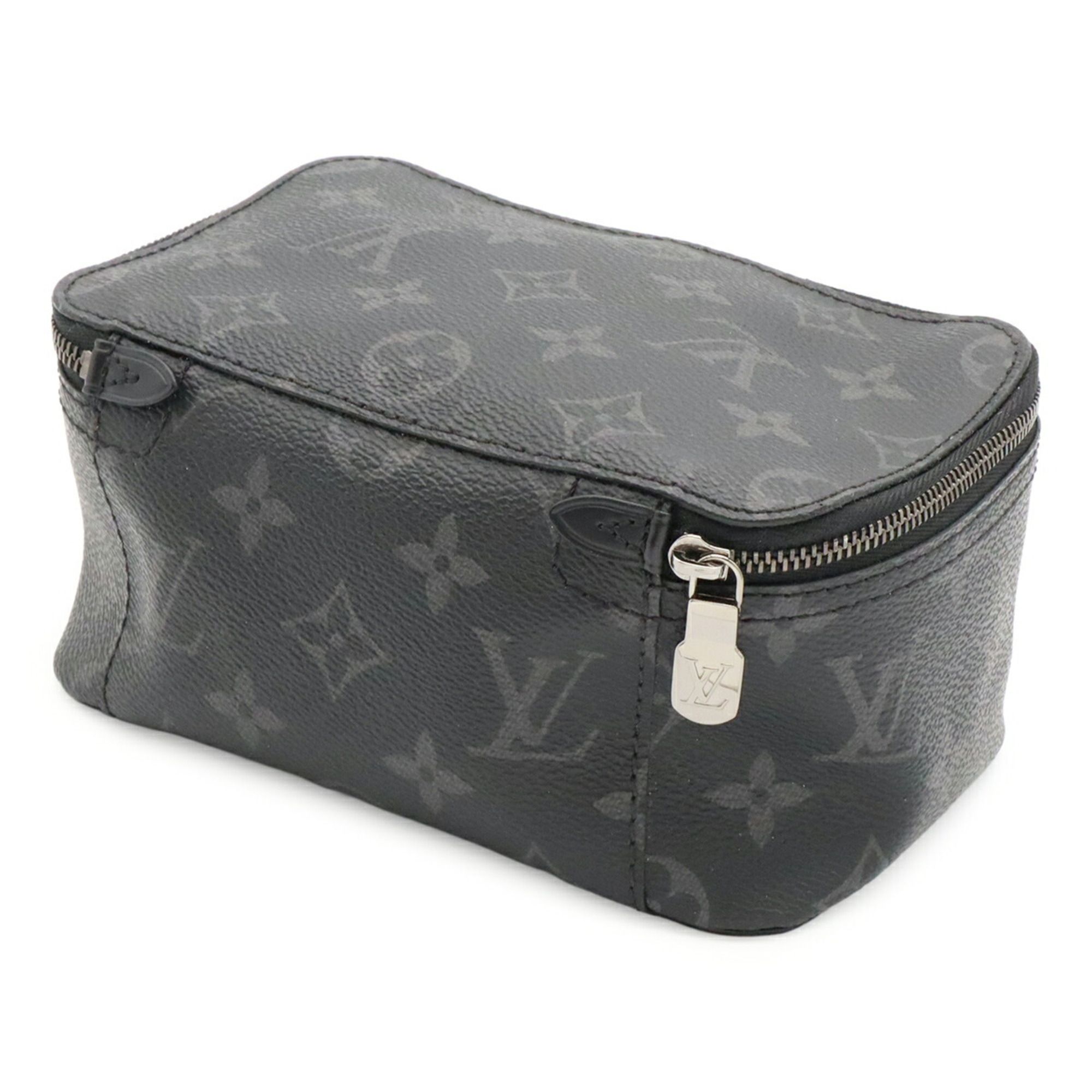 Monogram Eclipse Canvas Leather Pouch (Pre-Owned) - Louis Vuitton - Modalova