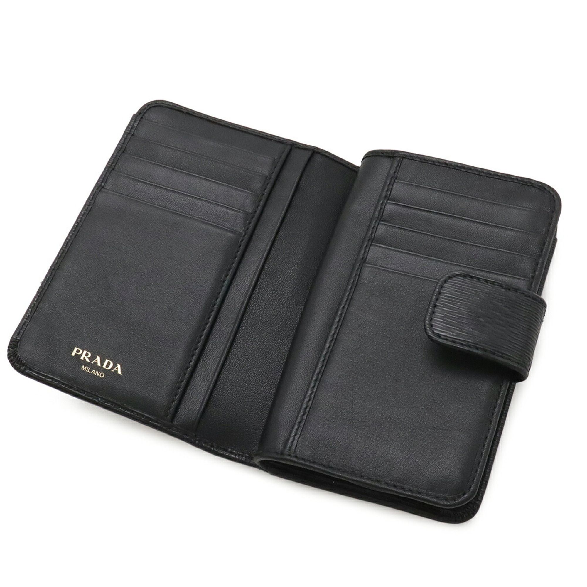 Leather Wallet (Bi-Fold) (Pre-Owned) - Prada - Modalova