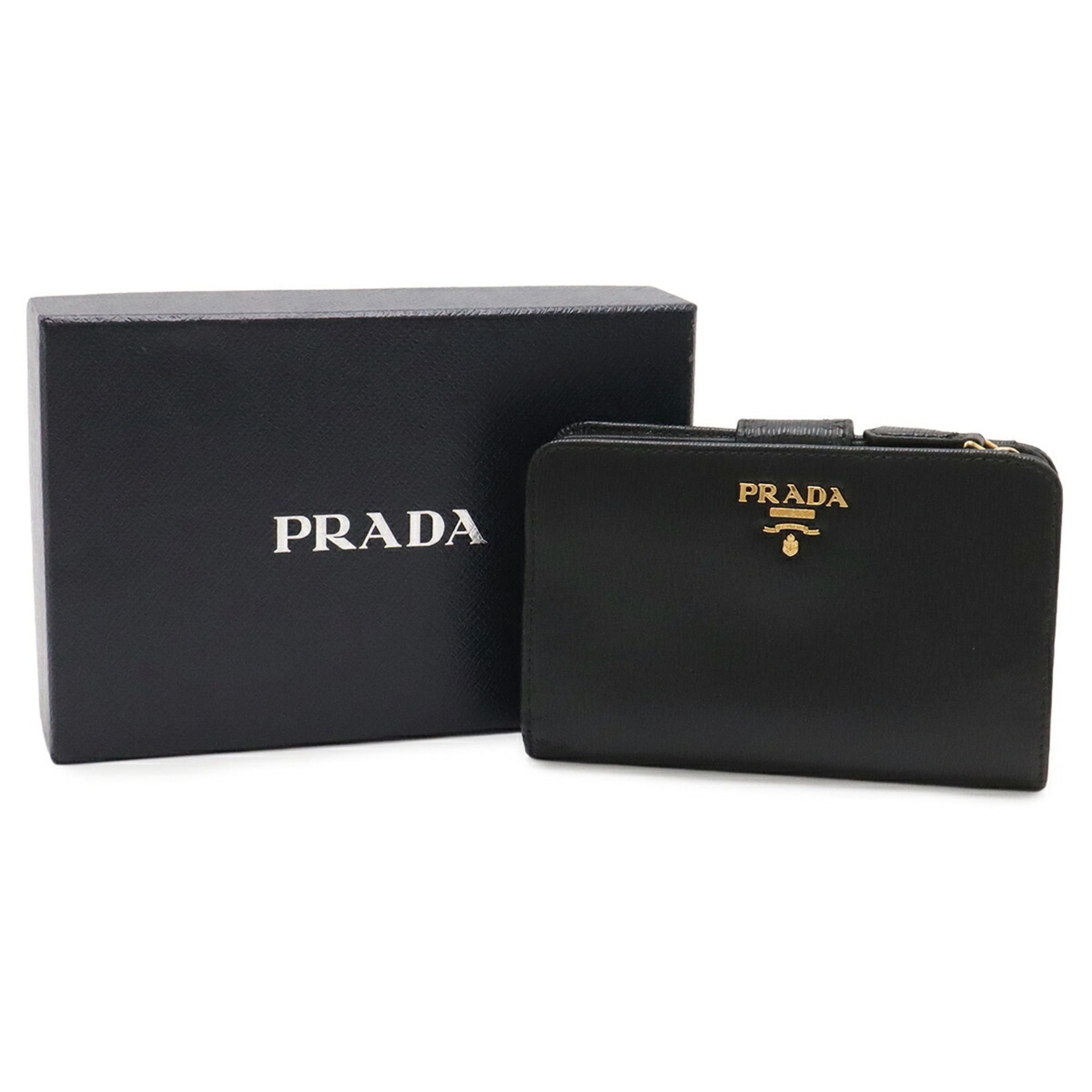 Leather Wallet (Bi-Fold) (Pre-Owned) - Prada - Modalova