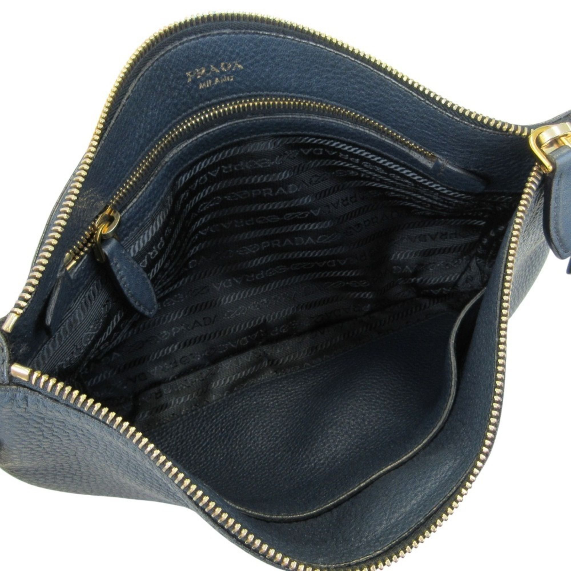 Leather Shoulder Bag (Pre-Owned) - Prada - Modalova