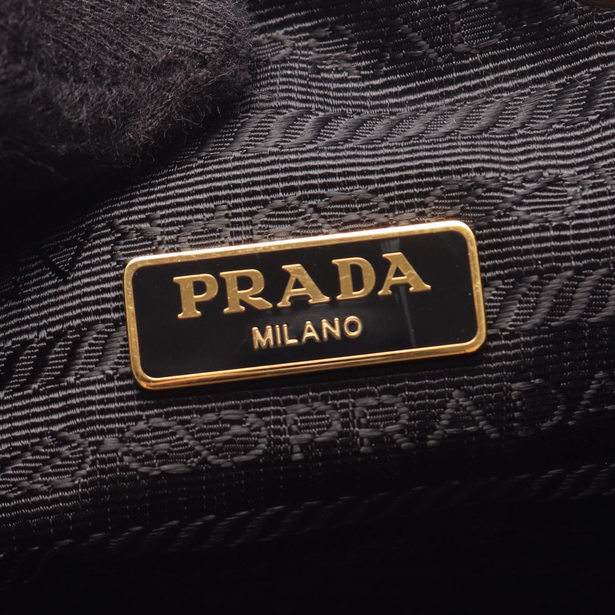 Canvas Leather Handbag (Pre-Owned) - Prada - Modalova