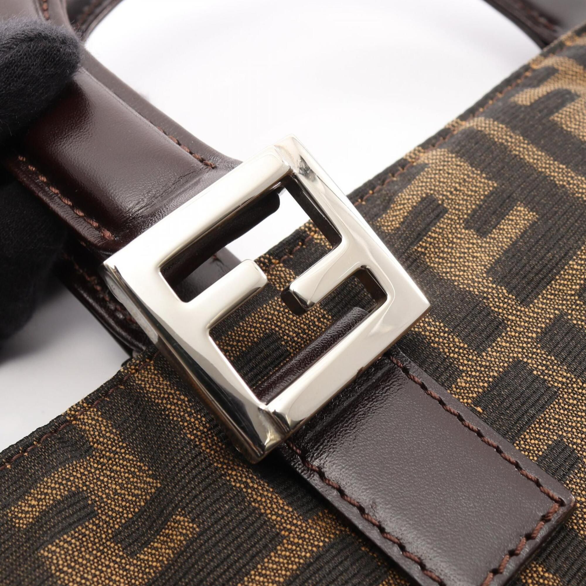 Canvas Leather Handbag (Pre-Owned) - Fendi - Modalova