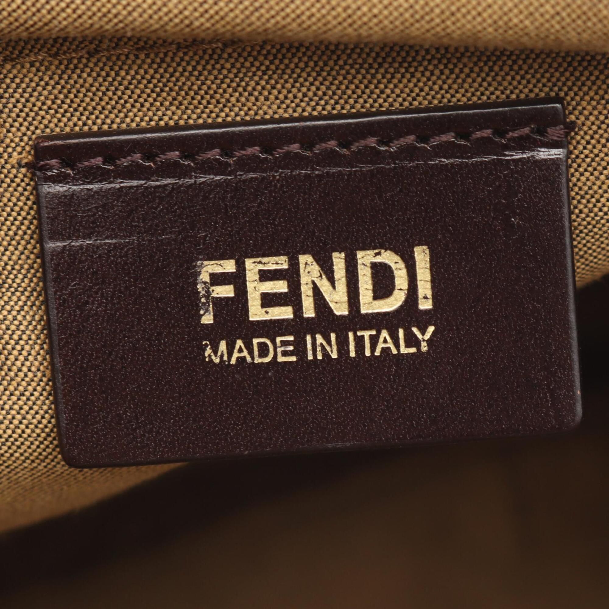 Canvas Leather Handbag Shoulder Bag (Pre-Owned) - Fendi - Modalova