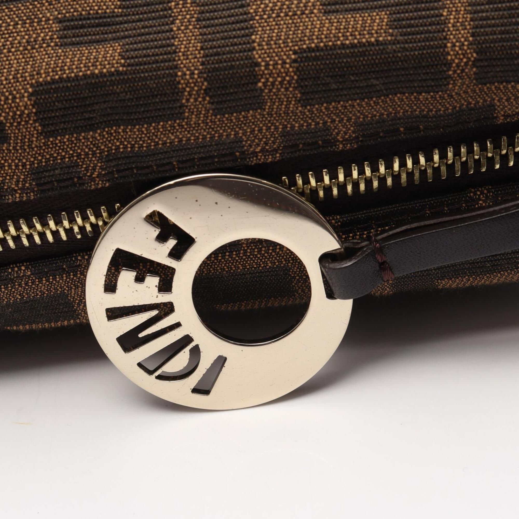 Canvas Leather Handbag Shoulder Bag (Pre-Owned) - Fendi - Modalova