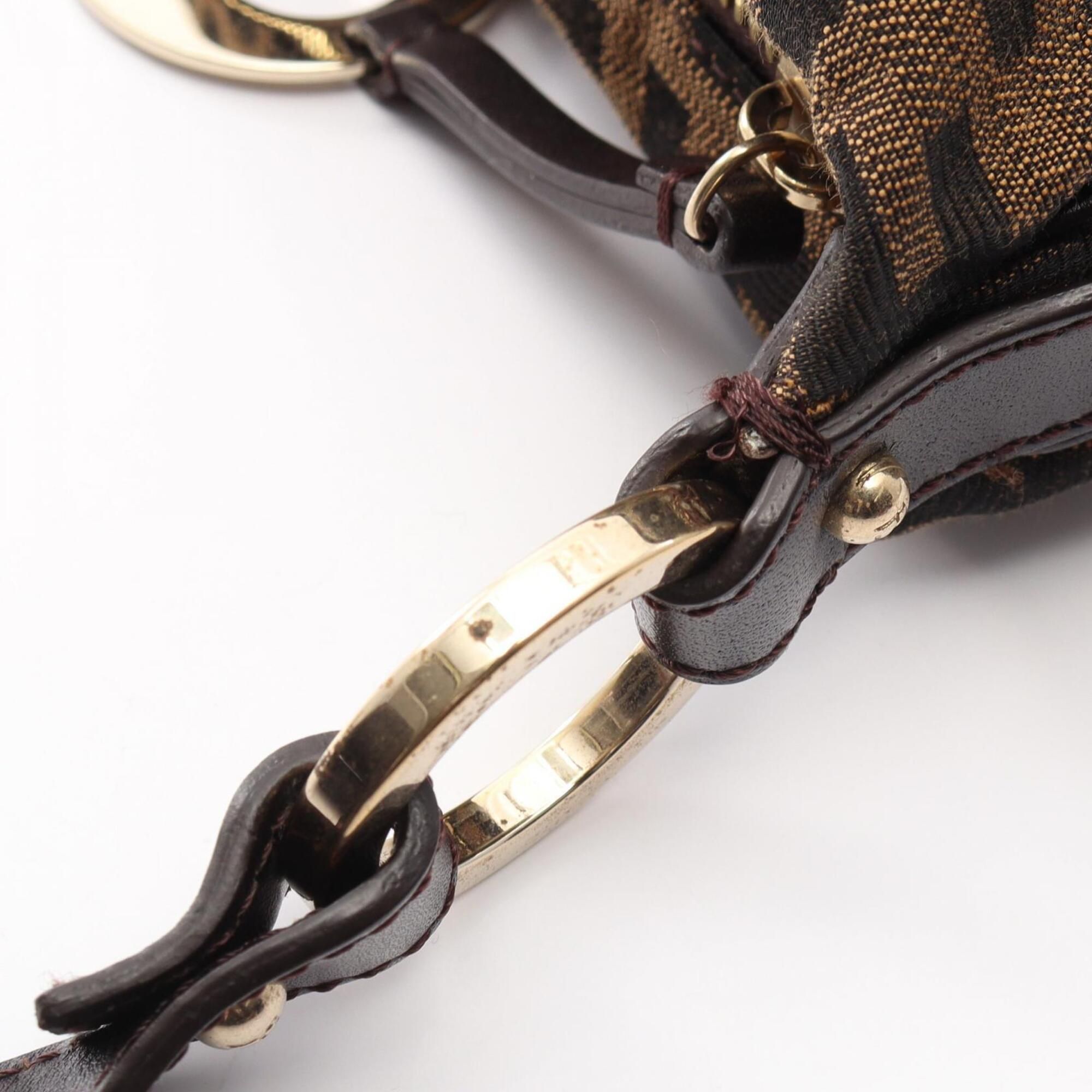 Canvas Leather Handbag Shoulder Bag (Pre-Owned) - Fendi - Modalova