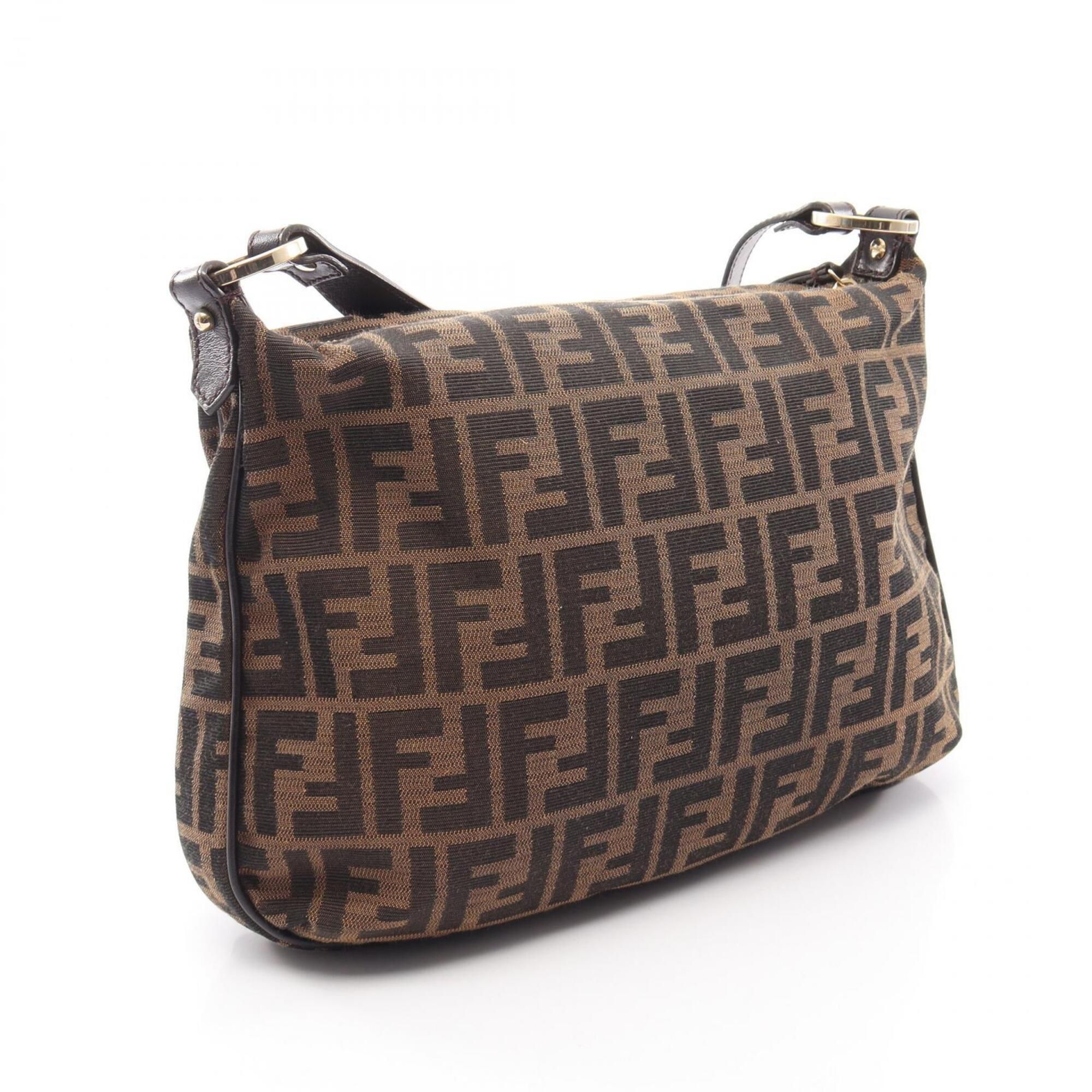 Canvas Leather Handbag Shoulder Bag (Pre-Owned) - Fendi - Modalova