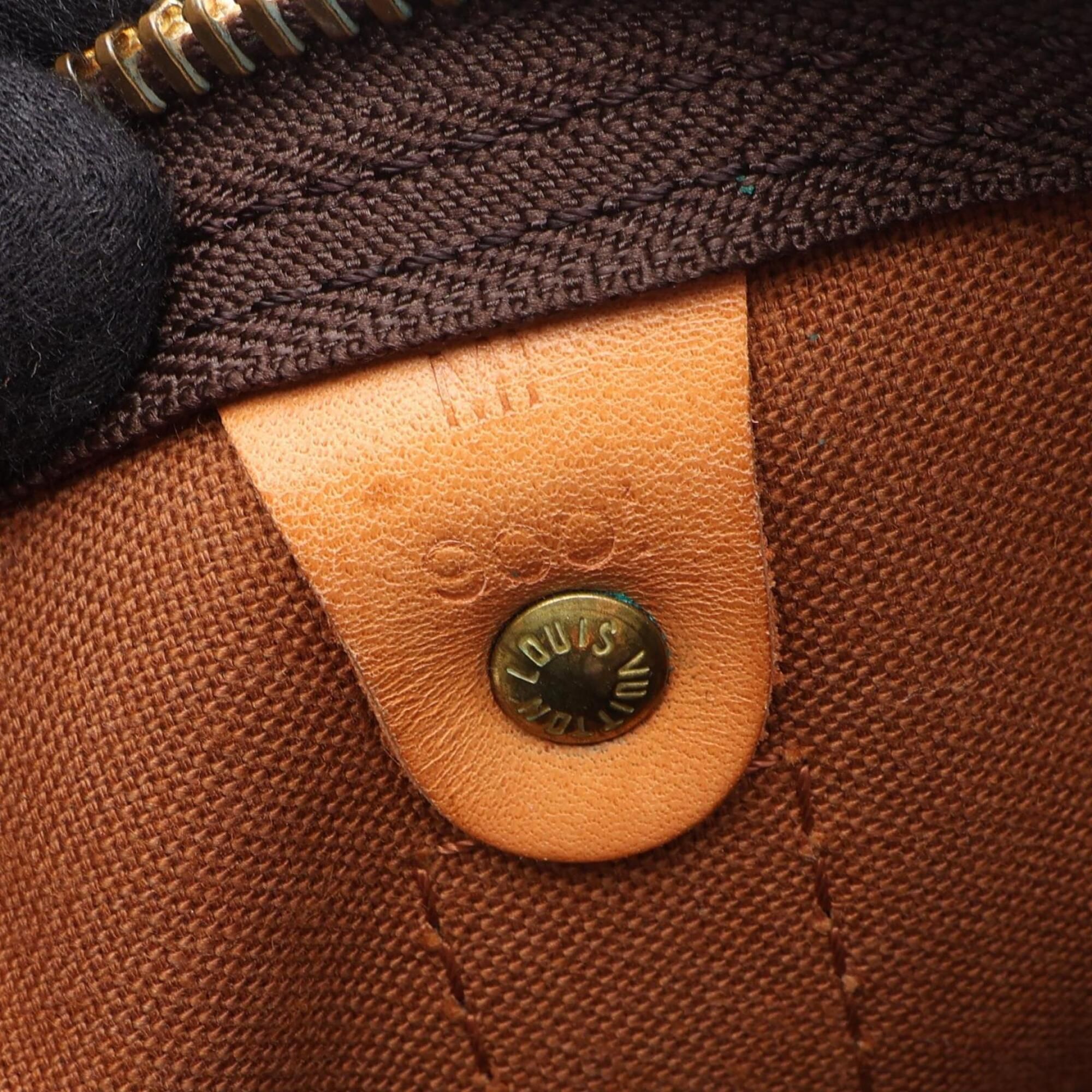 Coated Canvas Leather Boston Bag Handbag (Pre-Owned) - Louis Vuitton - Modalova