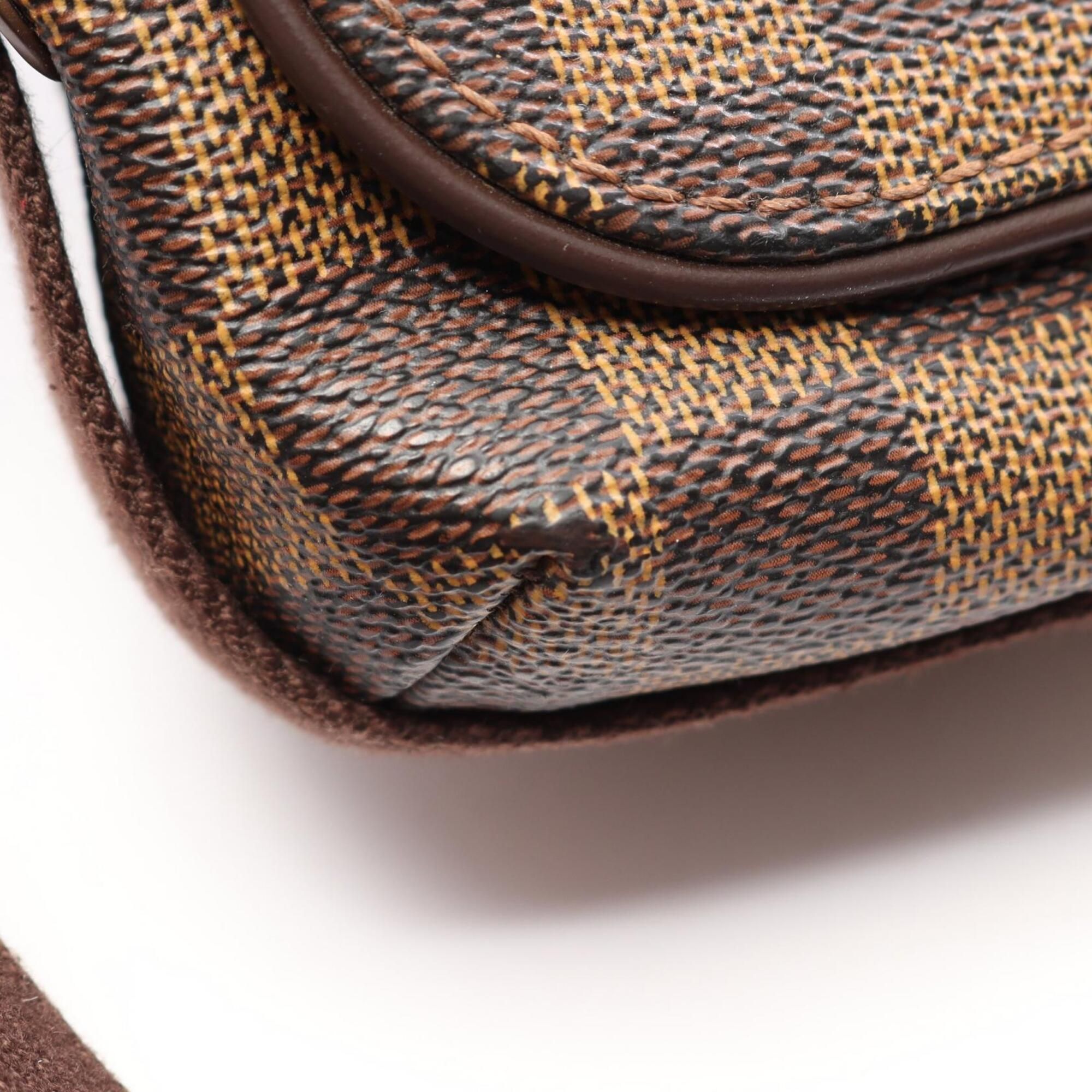 Coated Canvas Leather Shoulder Bag (Pre-Owned) - Louis Vuitton - Modalova
