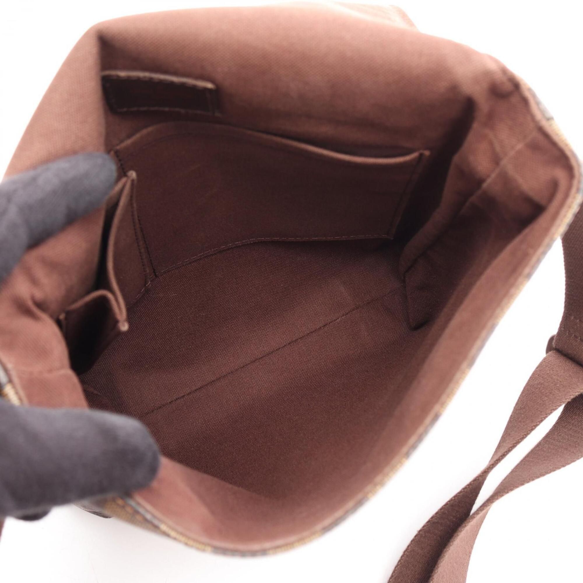 Coated Canvas Leather Shoulder Bag (Pre-Owned) - Louis Vuitton - Modalova