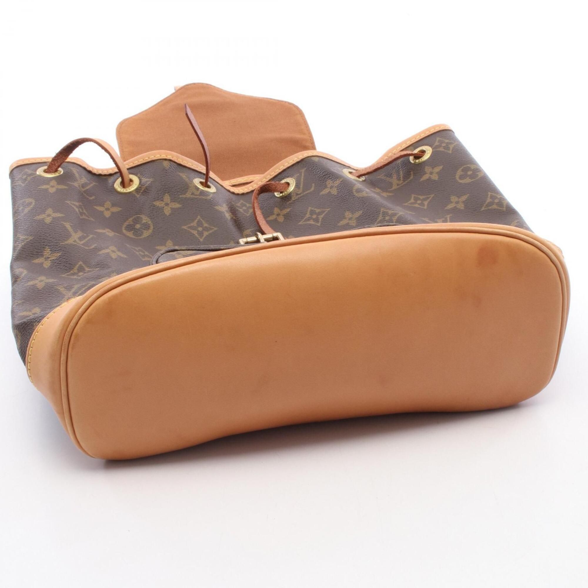 Coated Canvas Leather Backpack (Pre-Owned) - Louis Vuitton - Modalova