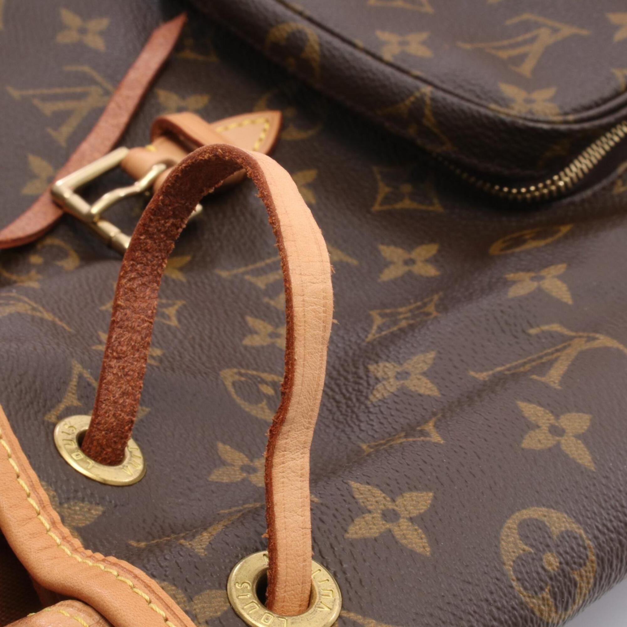 Coated Canvas Leather Backpack (Pre-Owned) - Louis Vuitton - Modalova