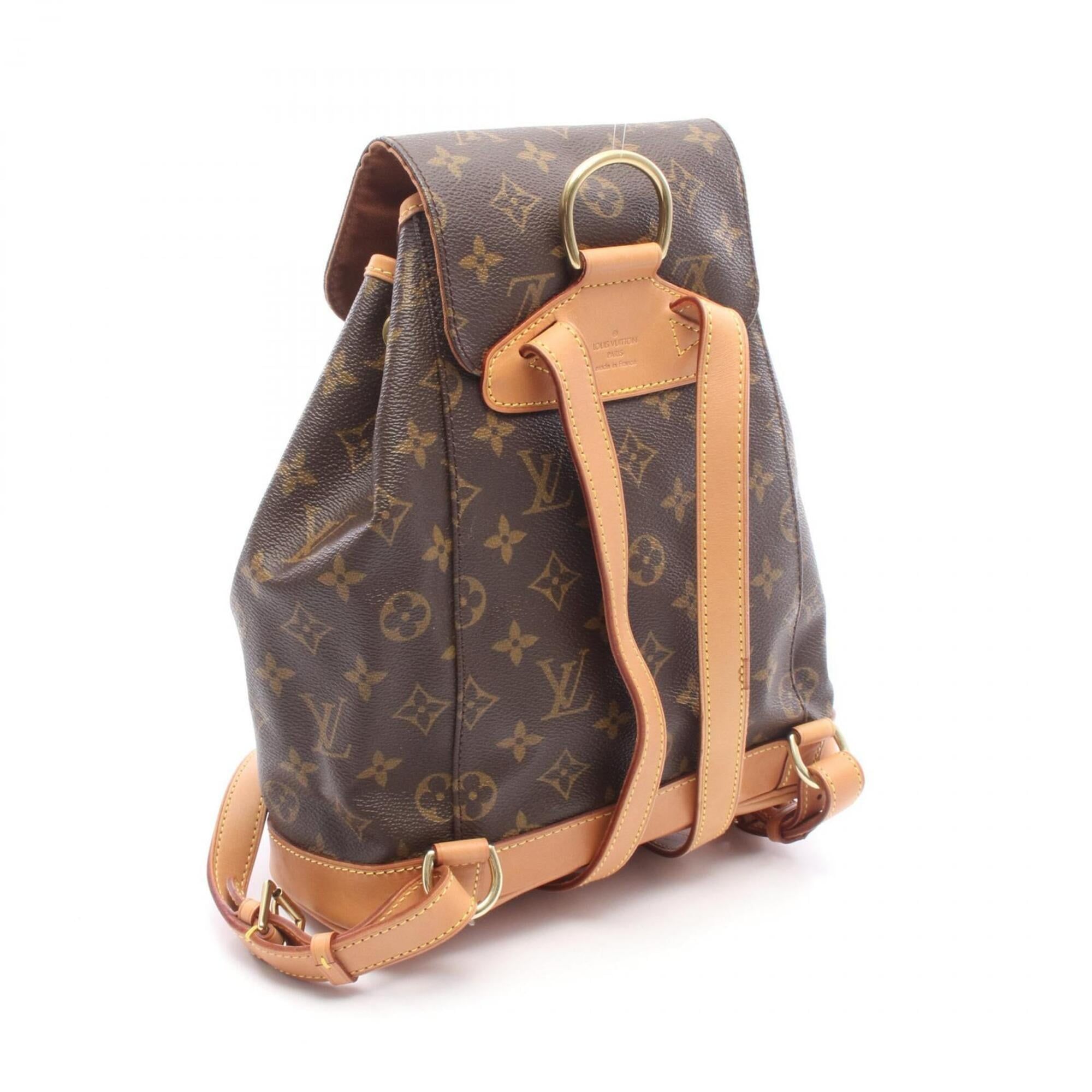 Coated Canvas Leather Backpack (Pre-Owned) - Louis Vuitton - Modalova