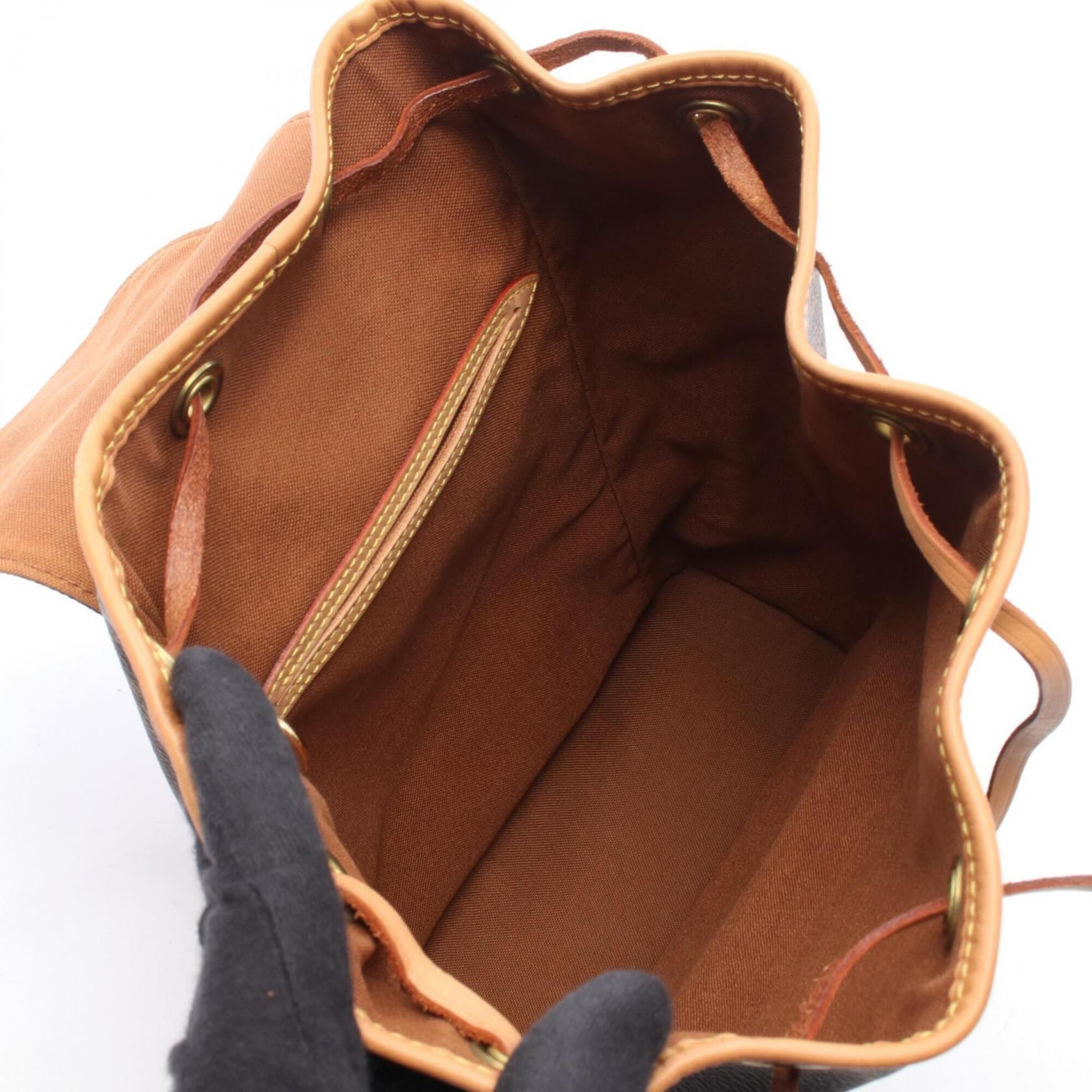 Coated Canvas Leather Backpack (Pre-Owned) - Louis Vuitton - Modalova