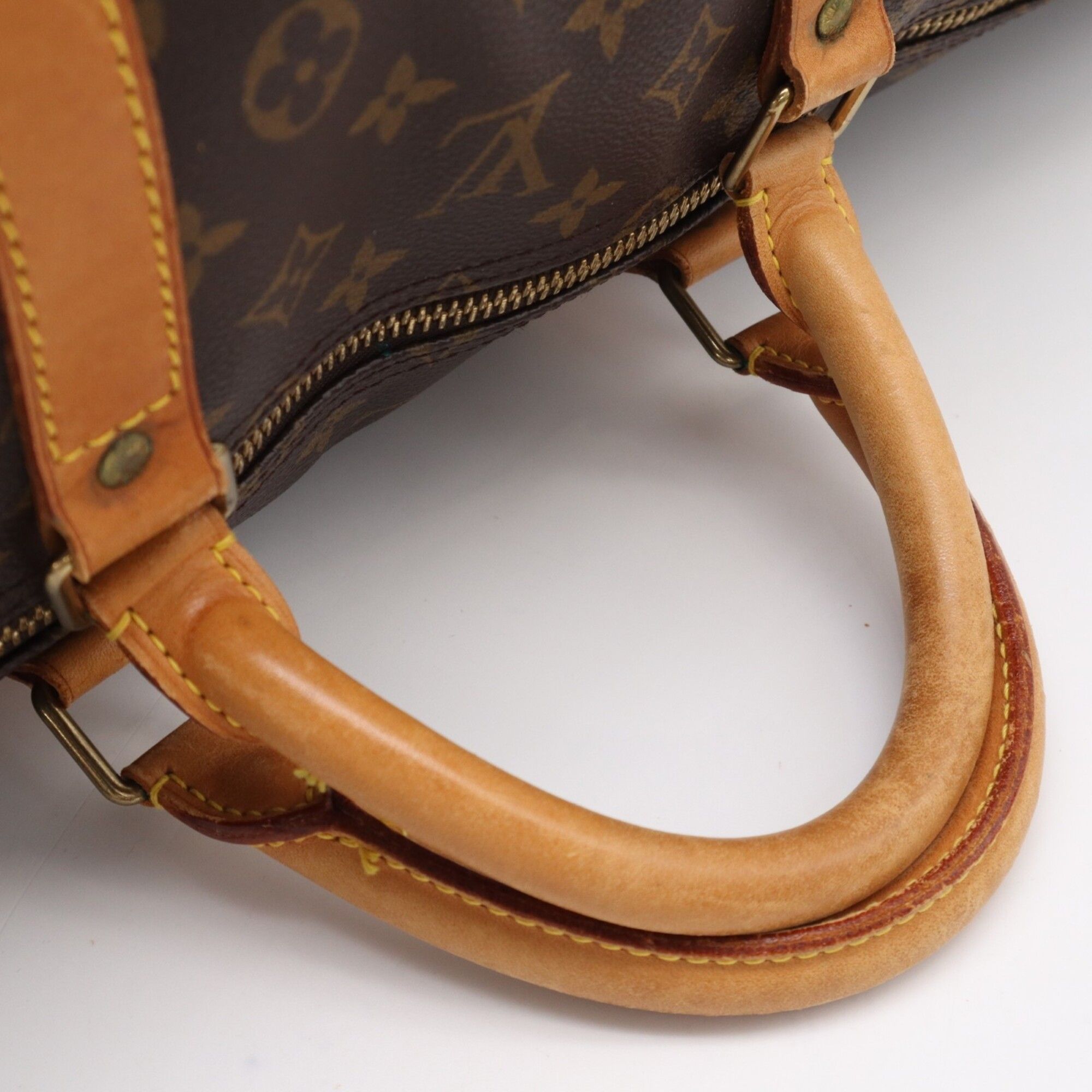 Monogram Coated Canvas Leather Boston Bag (Pre-Owned) - Louis Vuitton - Modalova