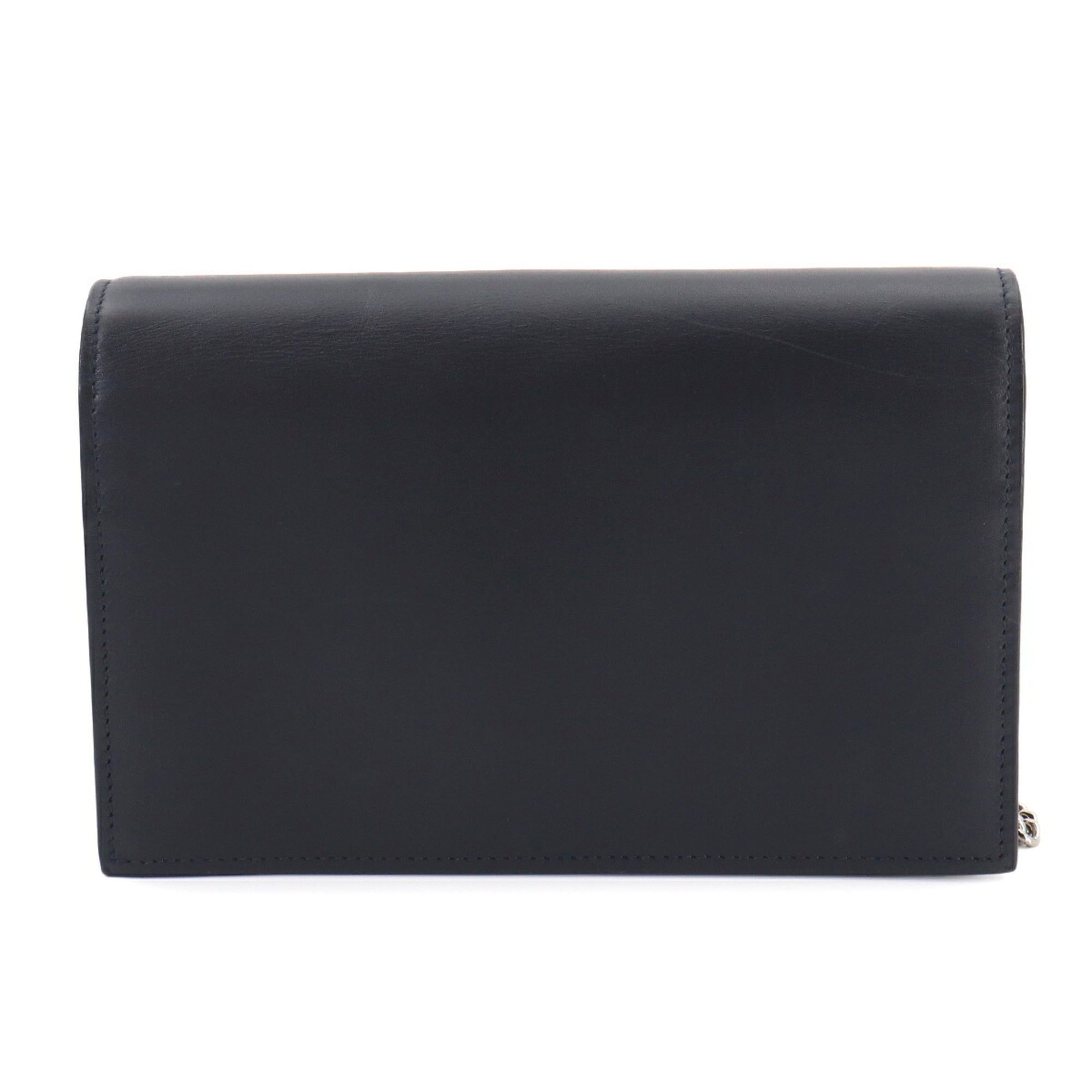 Leather Chain/Shoulder Wallet (Pre-Owned) - Saint Laurent - Modalova