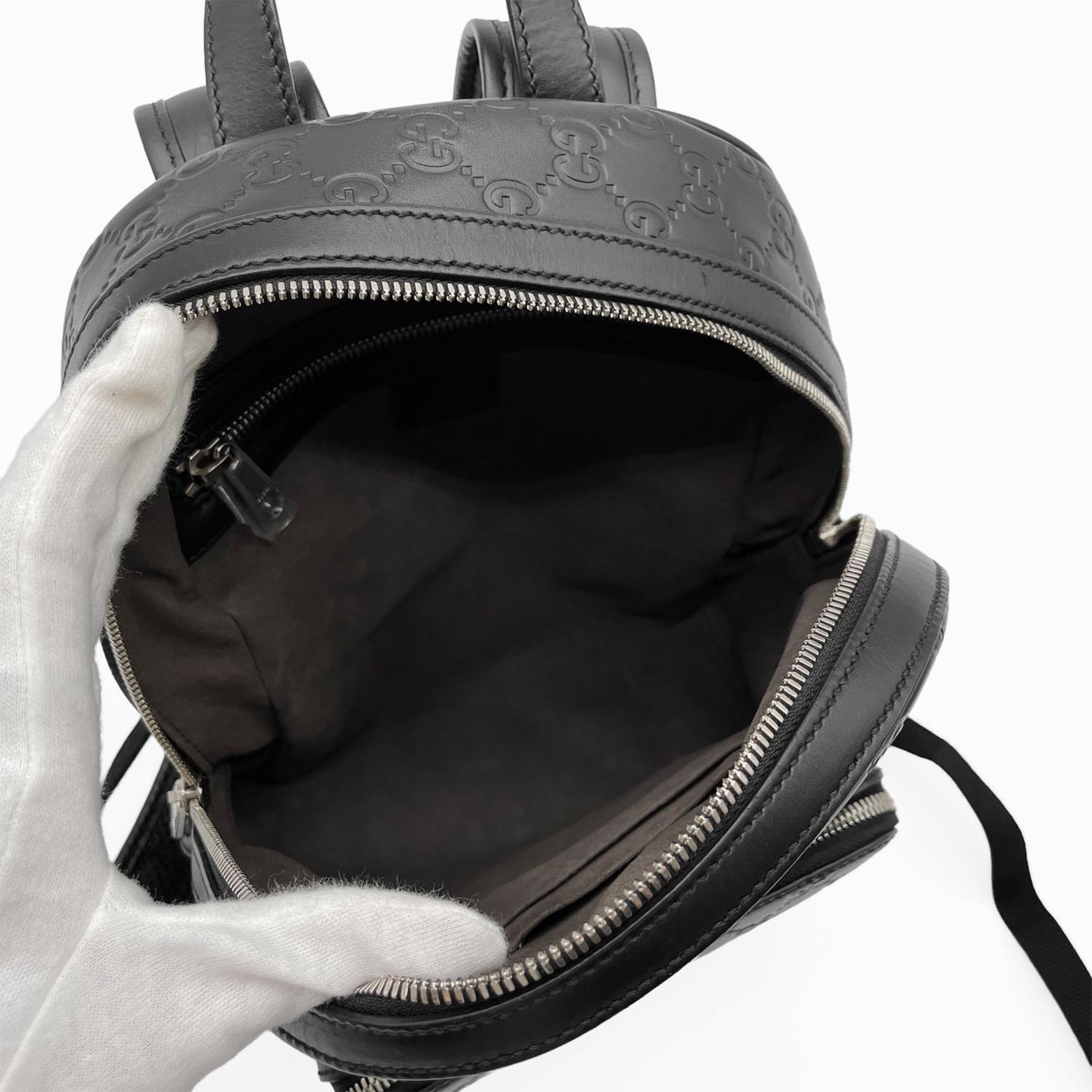 Leather Backpack (Pre-Owned) - Gucci - Modalova