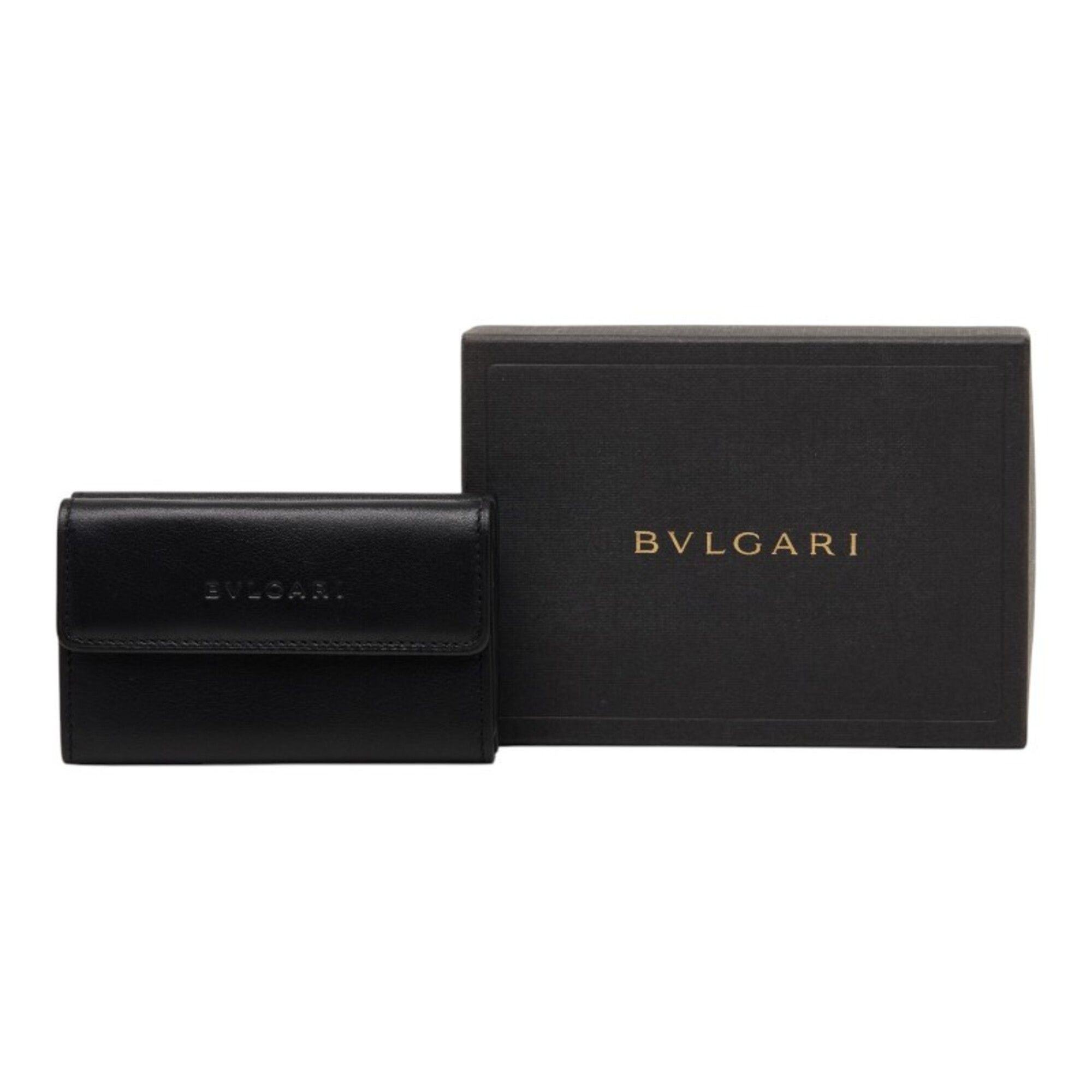 Leather Wallet (Tri-Fold) (Pre-Owned) - Bvlgari - Modalova