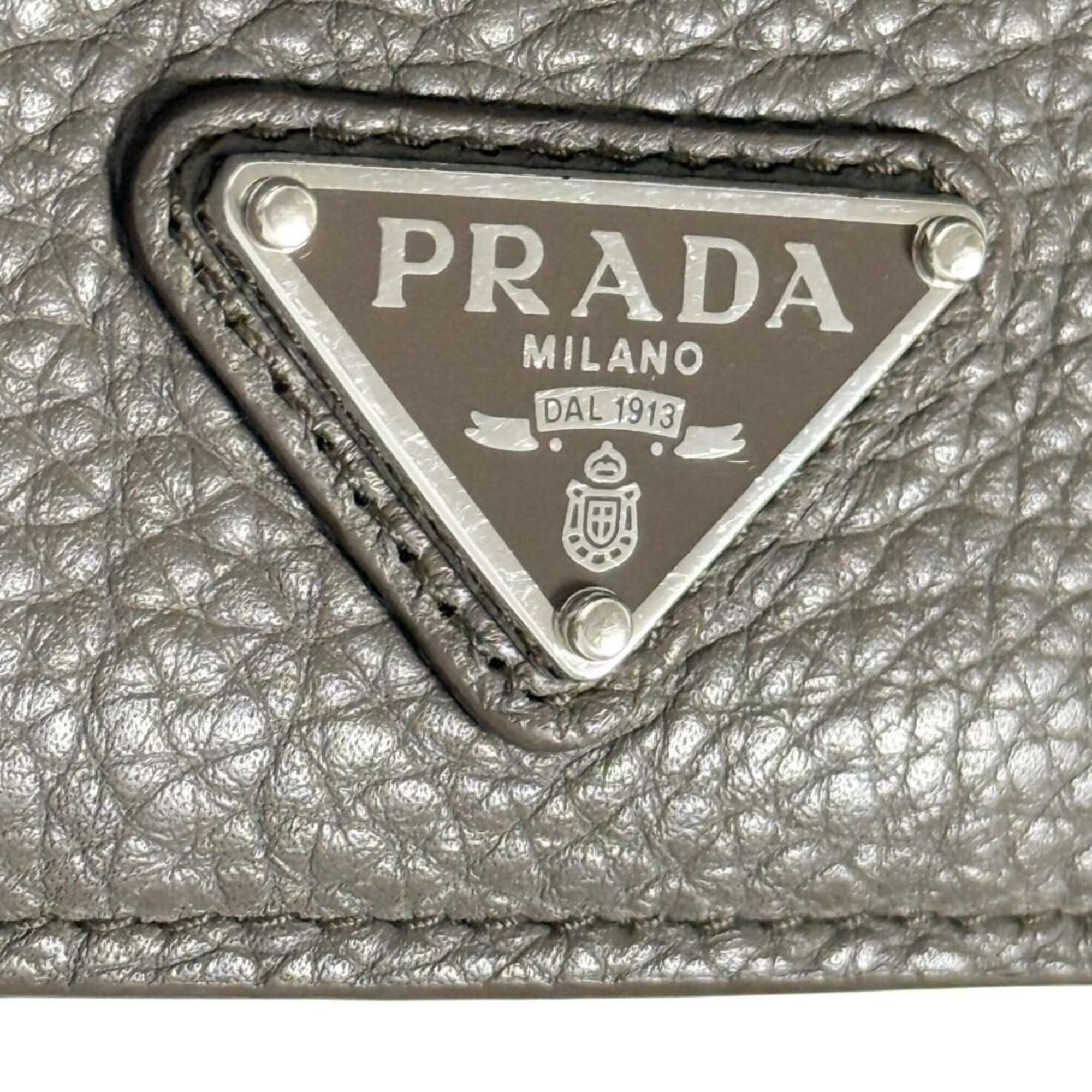 Leather Wallet (Bi-Fold) (Pre-Owned) - Prada - Modalova