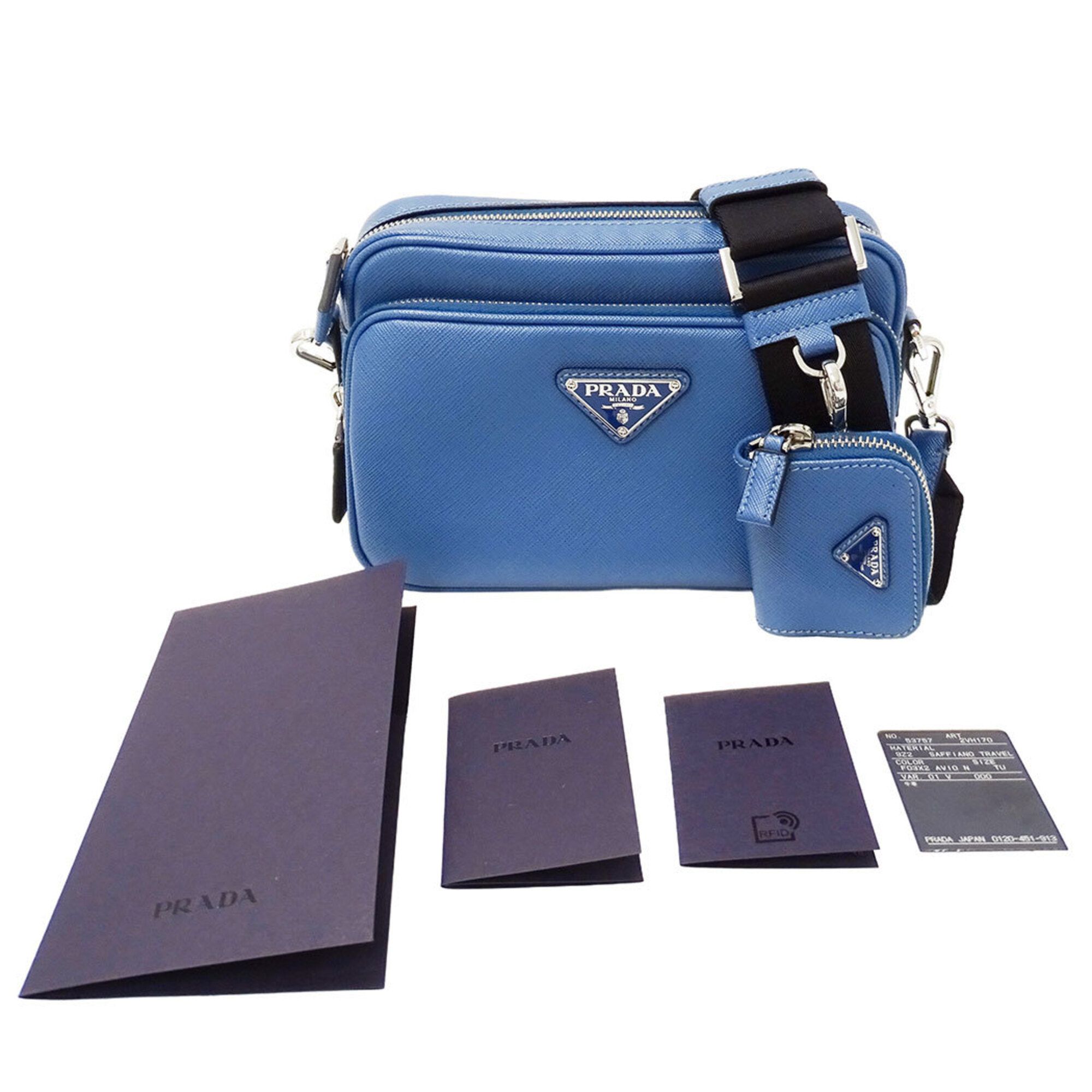 Saffiano Handbag Pouch Shoulder Bag (Pre-Owned) - Prada - Modalova