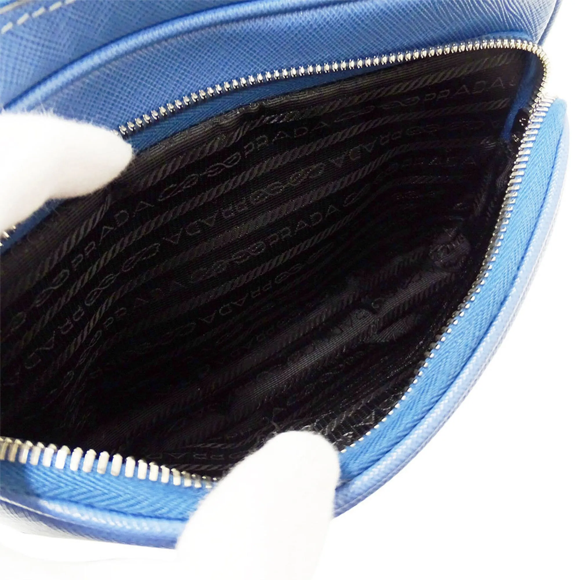 Saffiano Handbag Pouch Shoulder Bag (Pre-Owned) - Prada - Modalova