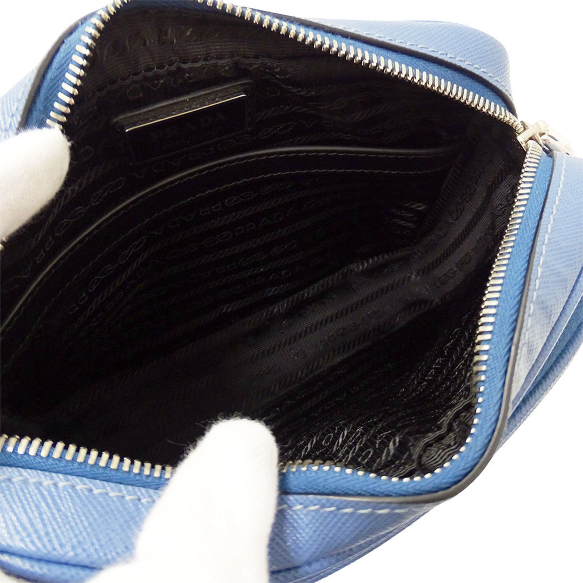 Saffiano Handbag Pouch Shoulder Bag (Pre-Owned) - Prada - Modalova