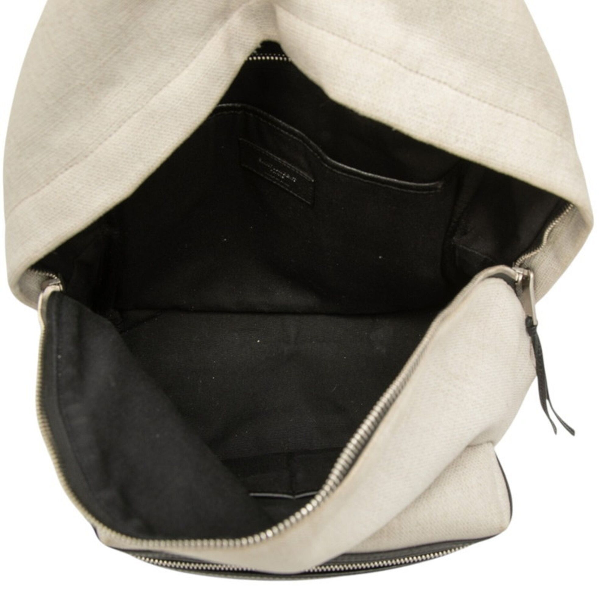 Linen Leather Backpack (Pre-Owned) - Saint Laurent - Modalova
