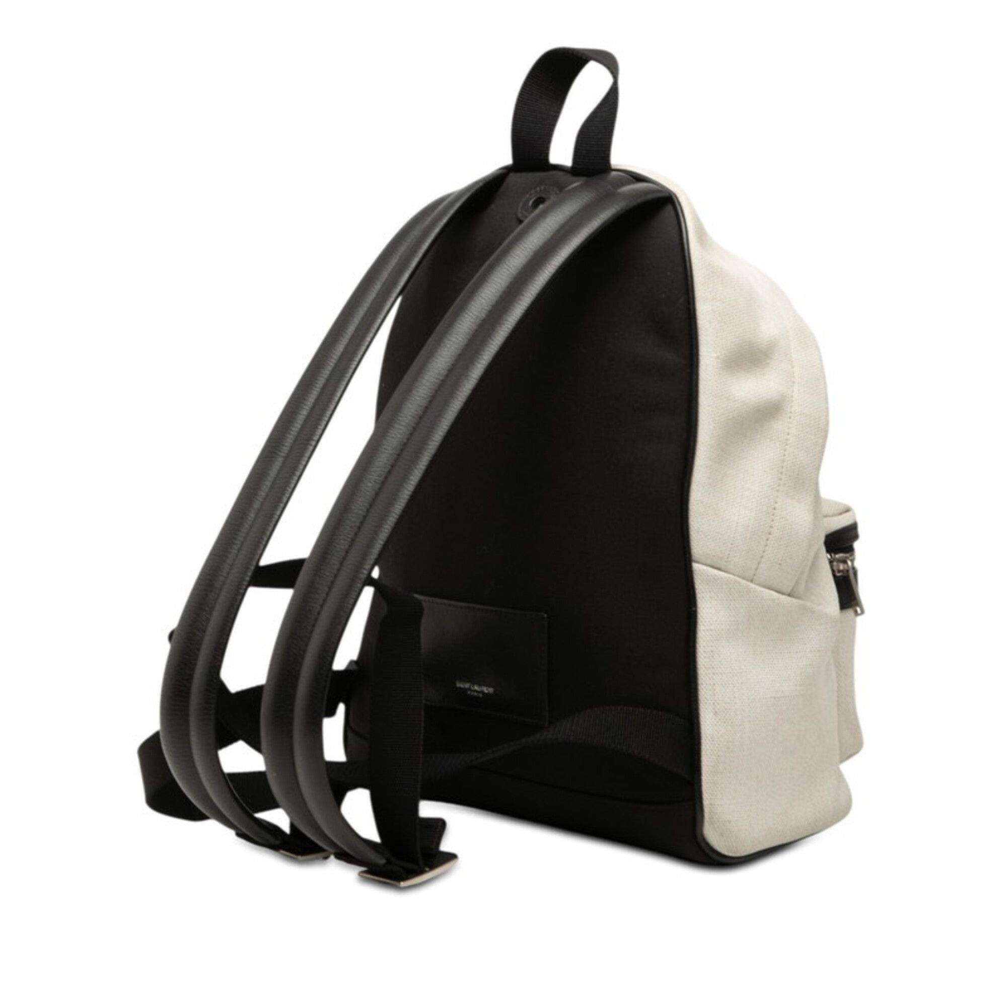 Linen Leather Backpack (Pre-Owned) - Saint Laurent - Modalova