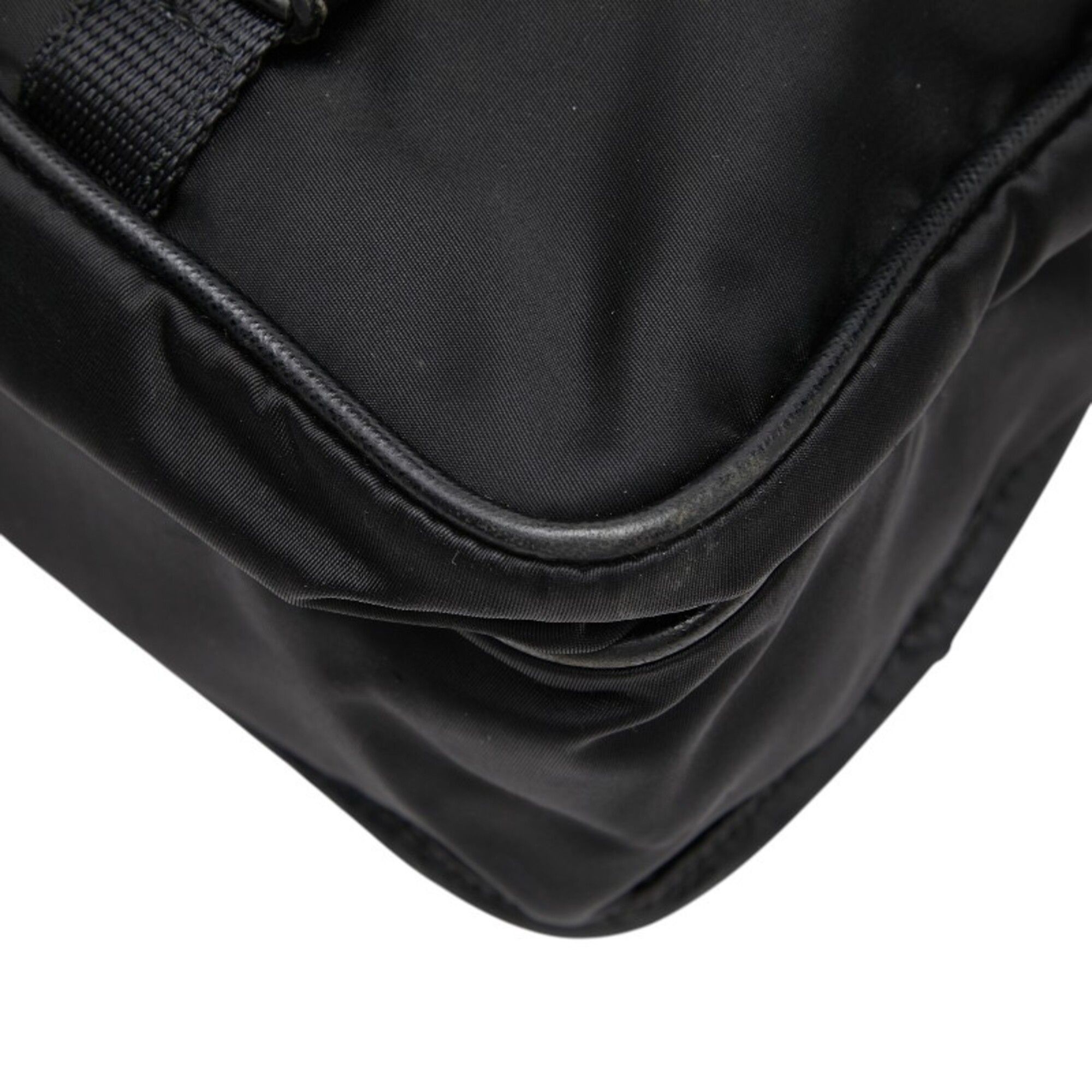 Nylon Leather Messenger Bag Shoulder Bag (Pre-Owned) - Prada - Modalova