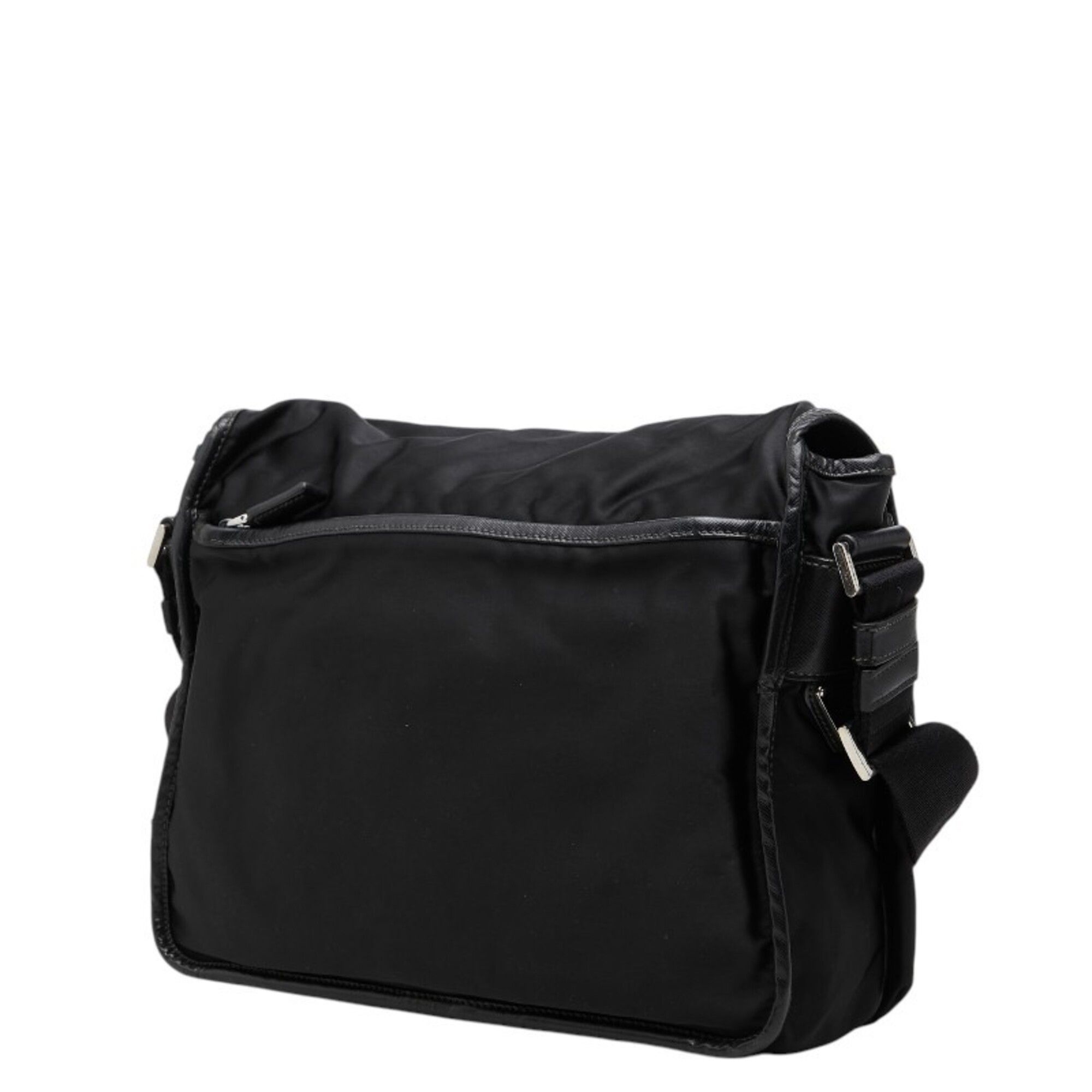 Nylon Leather Messenger Bag Shoulder Bag (Pre-Owned) - Prada - Modalova