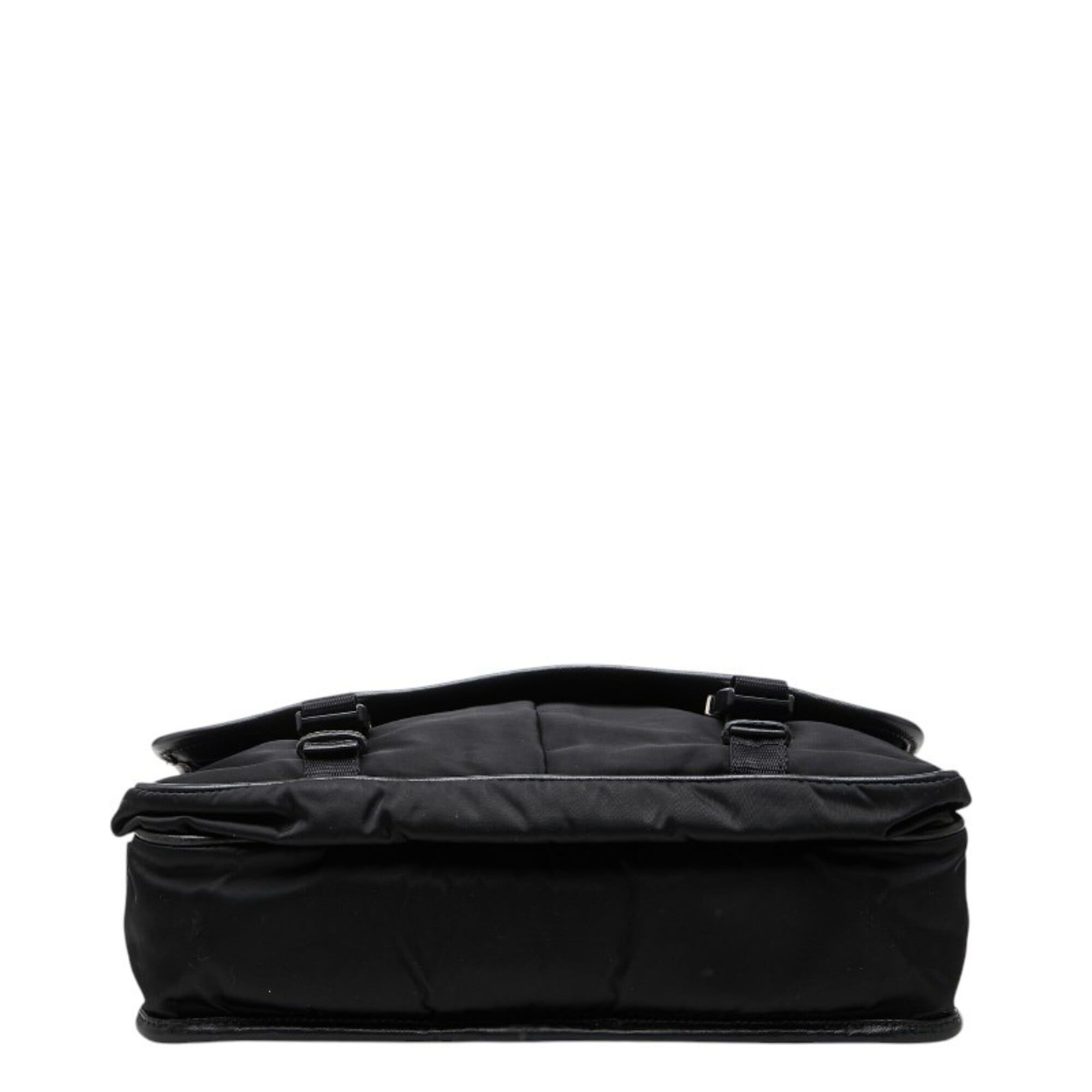 Nylon Leather Messenger Bag Shoulder Bag (Pre-Owned) - Prada - Modalova